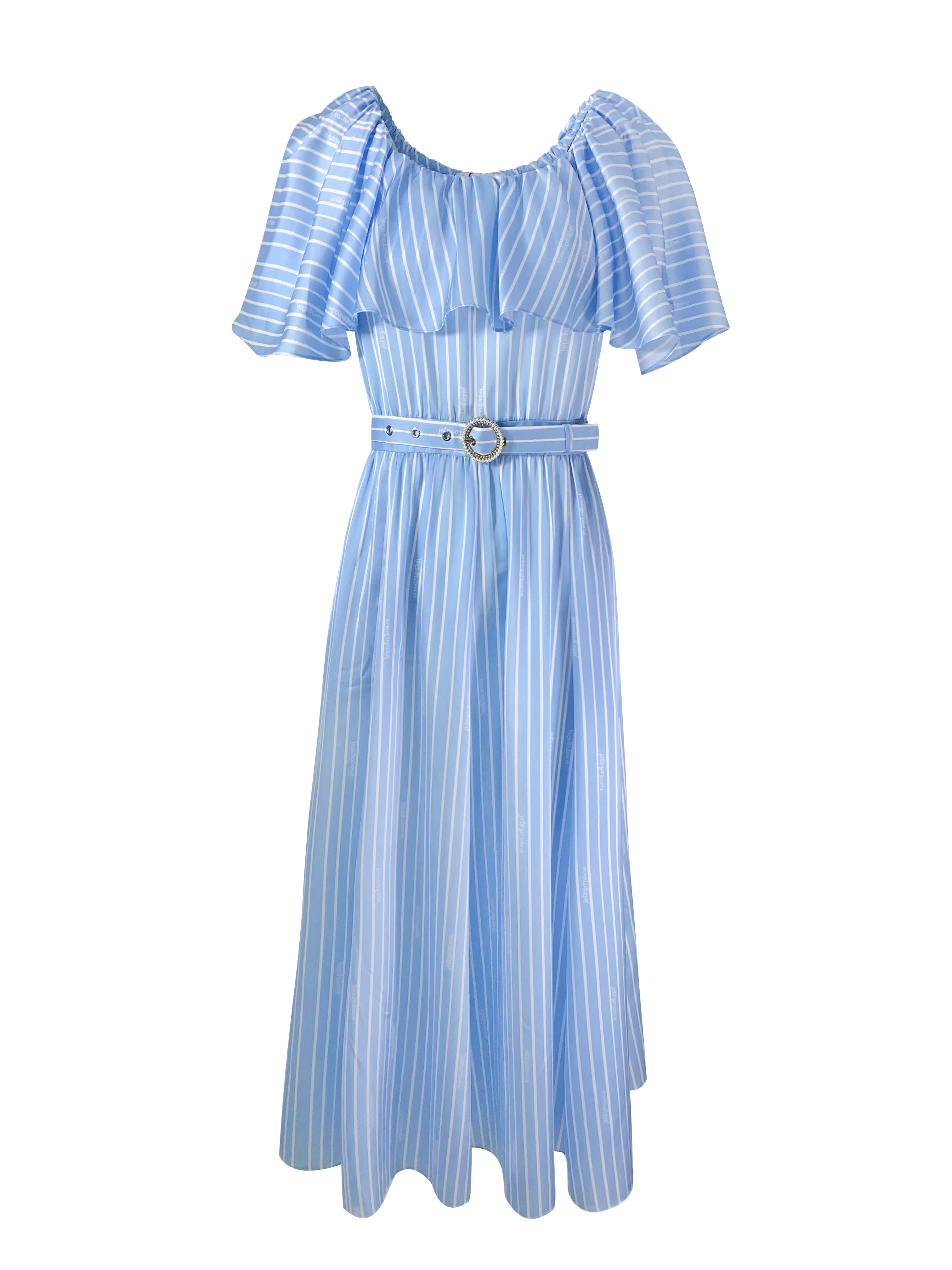 BB1EA035E1 航海日記度假條紋洋裝 ( 附布腰帶 /官網限定  )