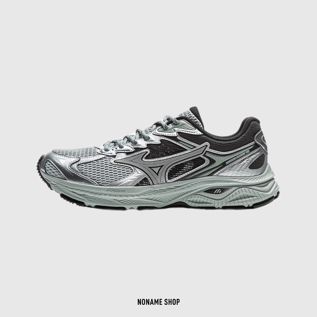 MIZUNO RACER V2 美津濃 復古 透氣 機能鞋 銀灰綠 (男/女款)