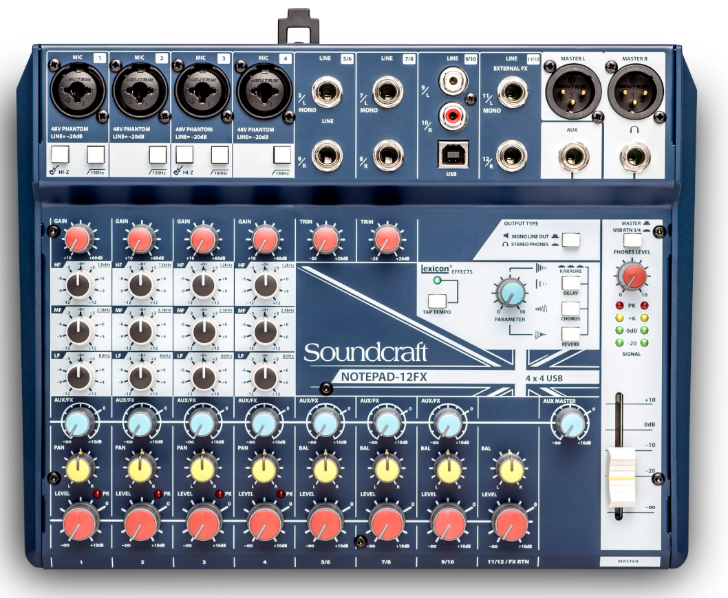 Soundcraft︳Notepad-12FX