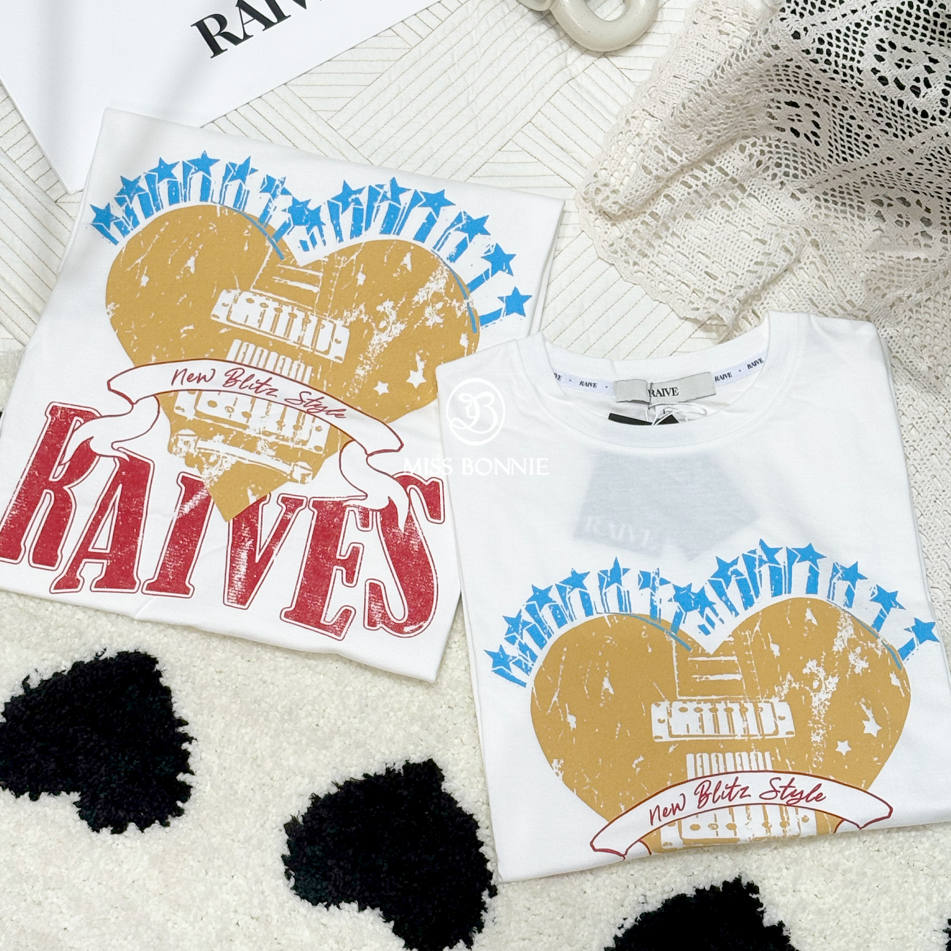 RAIVE愛心派對短袖T