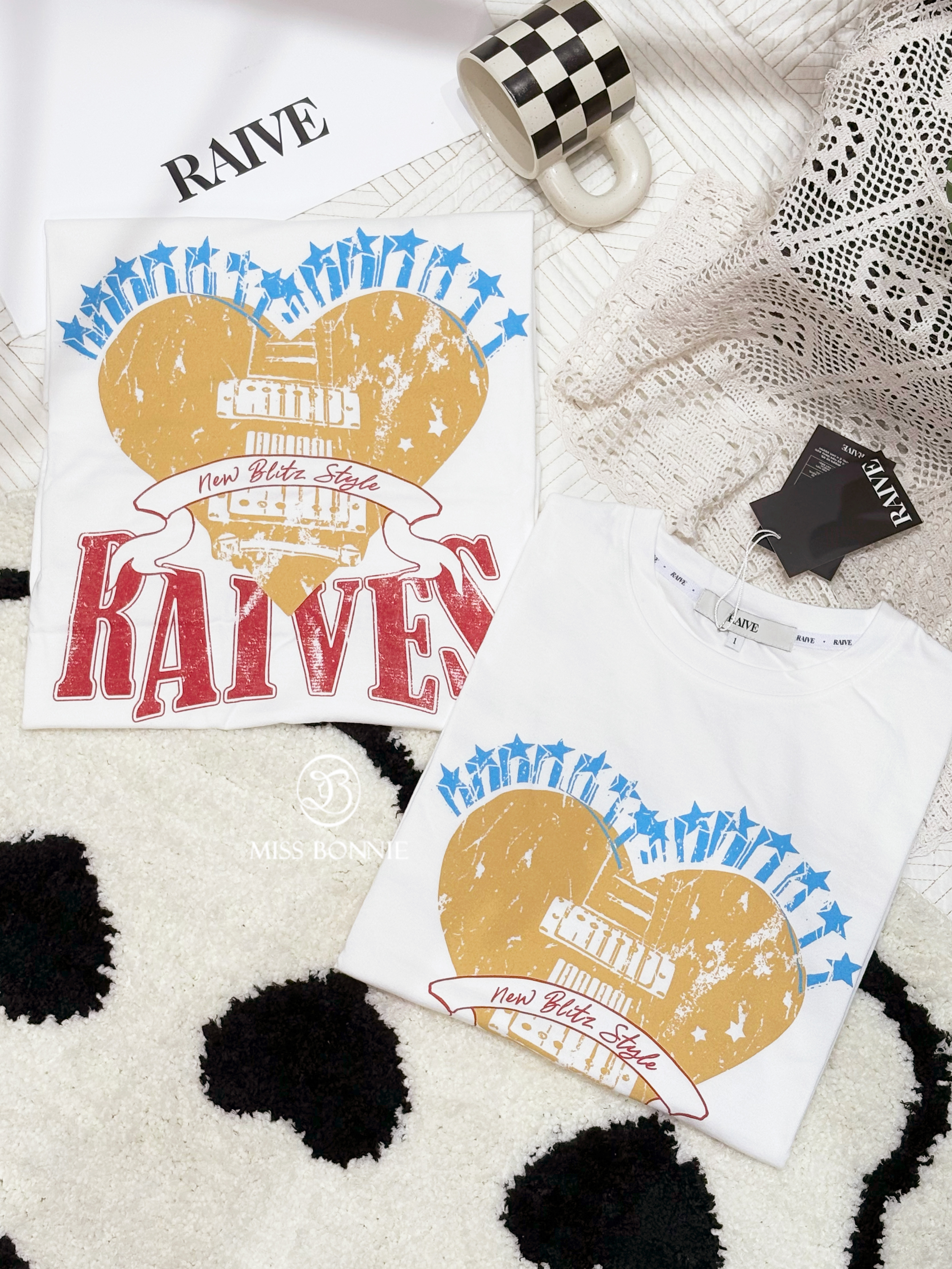 RAIVE愛心派對短袖T