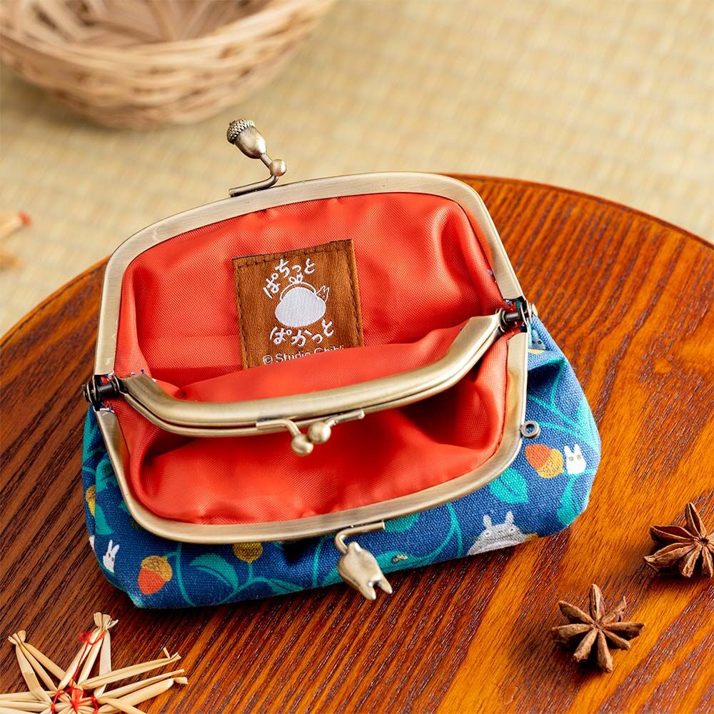 雙層珠扣包 龍貓 收集橡果子