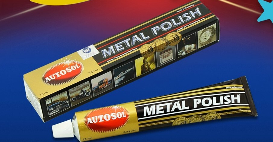 【AUTOSOL】金屬亮光膏 白鐵膏 金屬製品拋光 擦亮 拋光膏 德國 白鐵 75ml