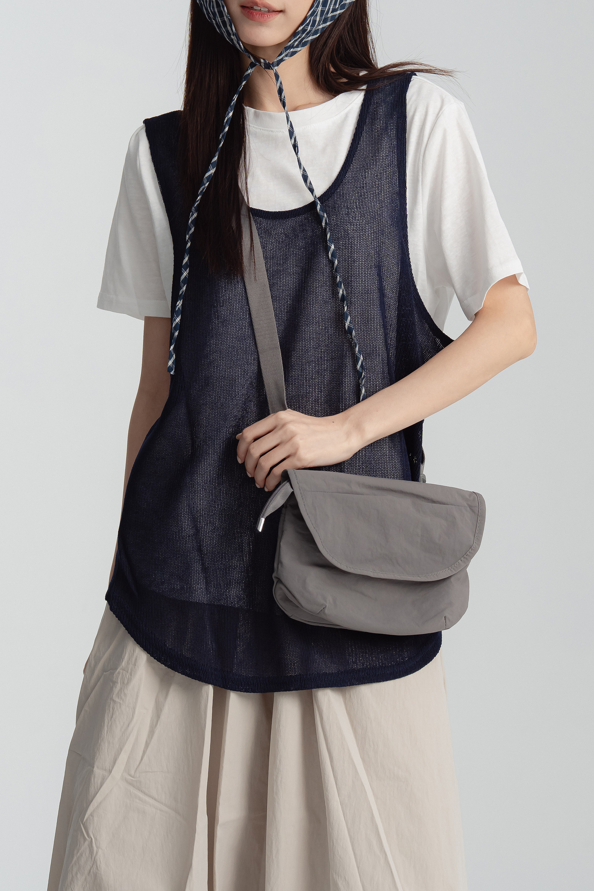 日系磁扣拉鍊側背小包 8色