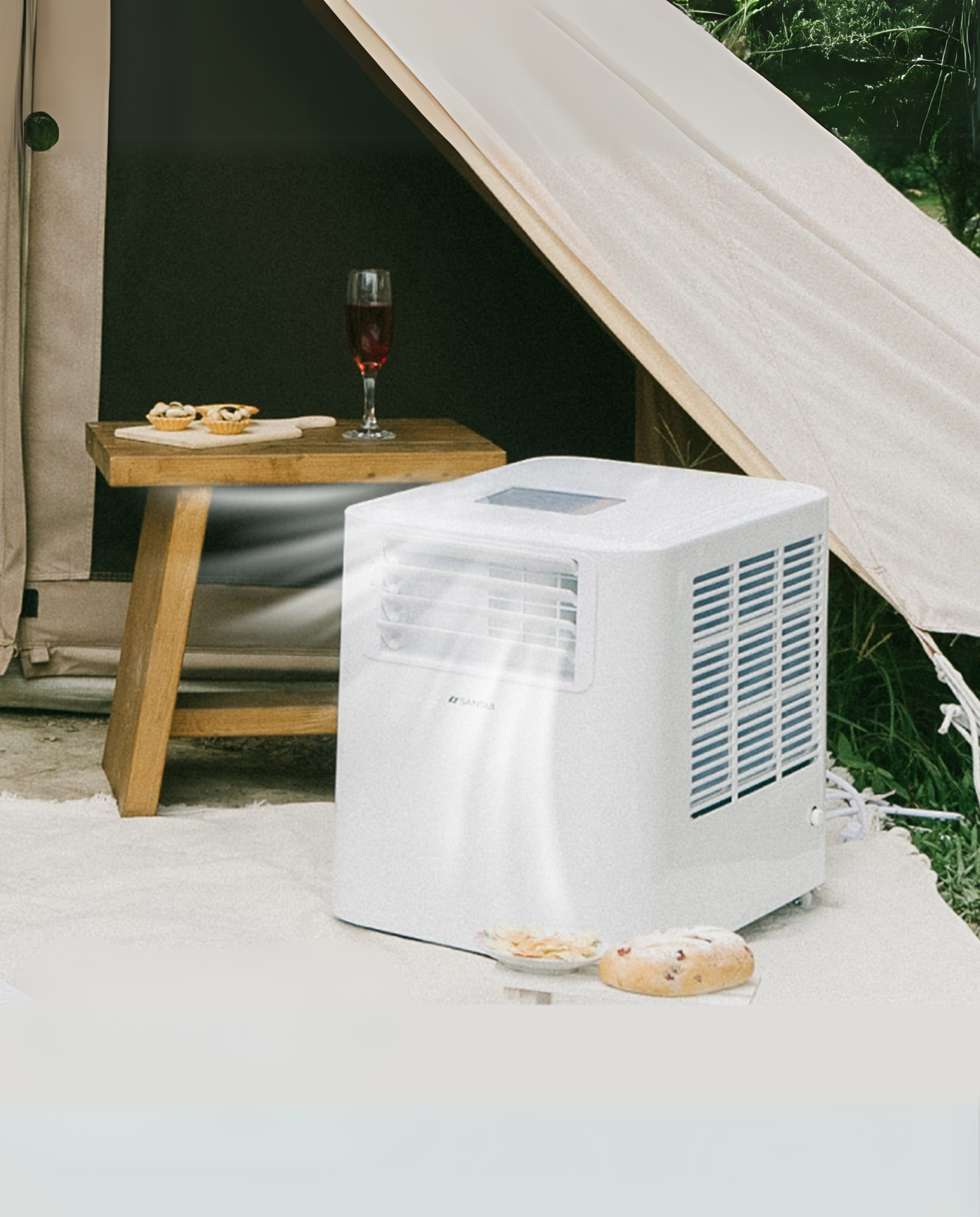 [單次型出租方案] SANSUI 山水 | 4-6坪 戶外露營專用移動冷氣 (SAC700) (需預約排單)