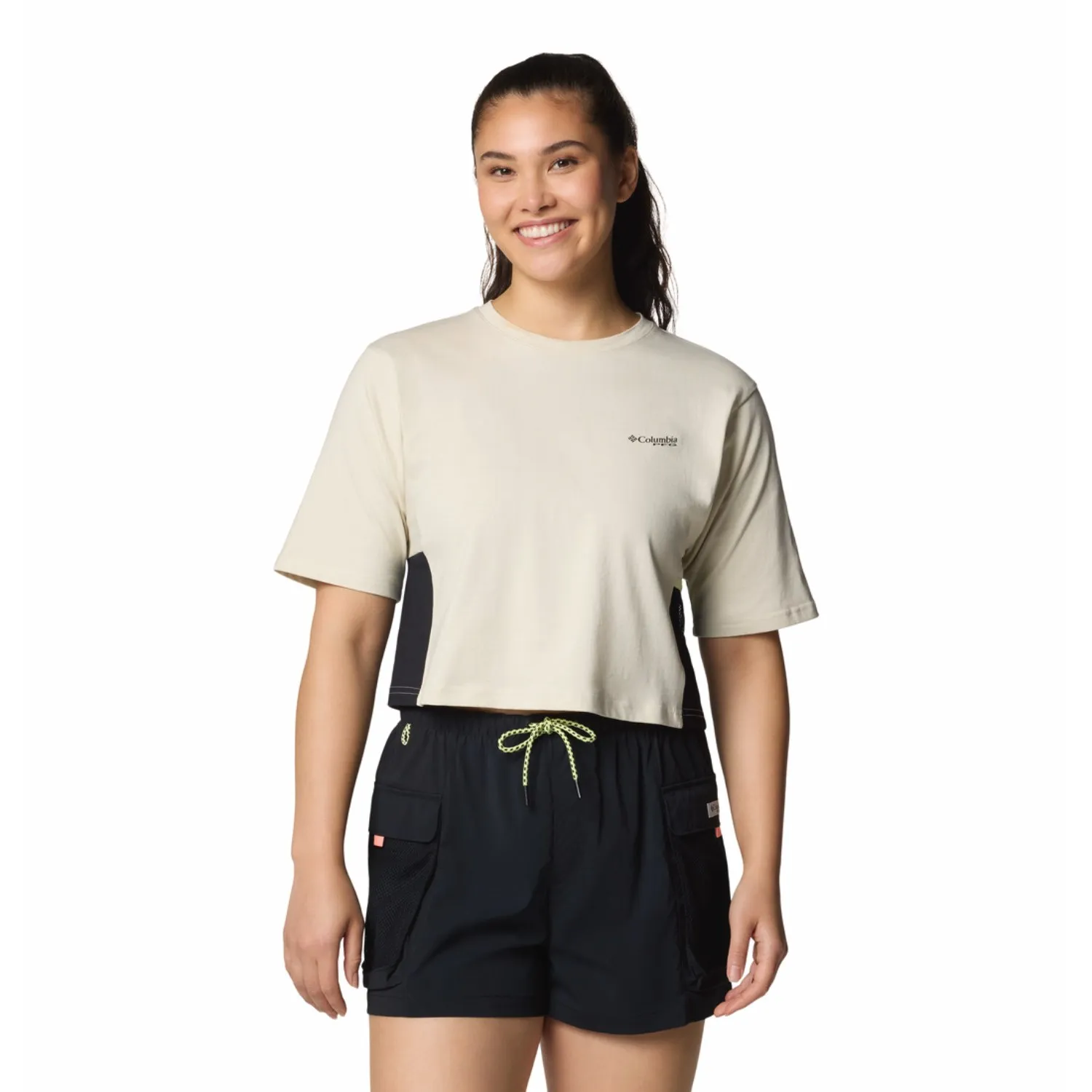 Columbia -  女裝 PFG Open Water 防曬短袖T恤