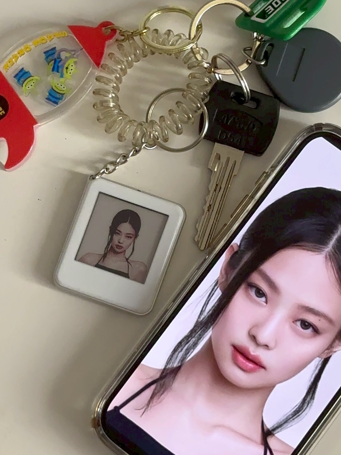 #現貨 NFC 感應鑰匙圈  百變鑰匙圈 愛豆照片 無限替換使用