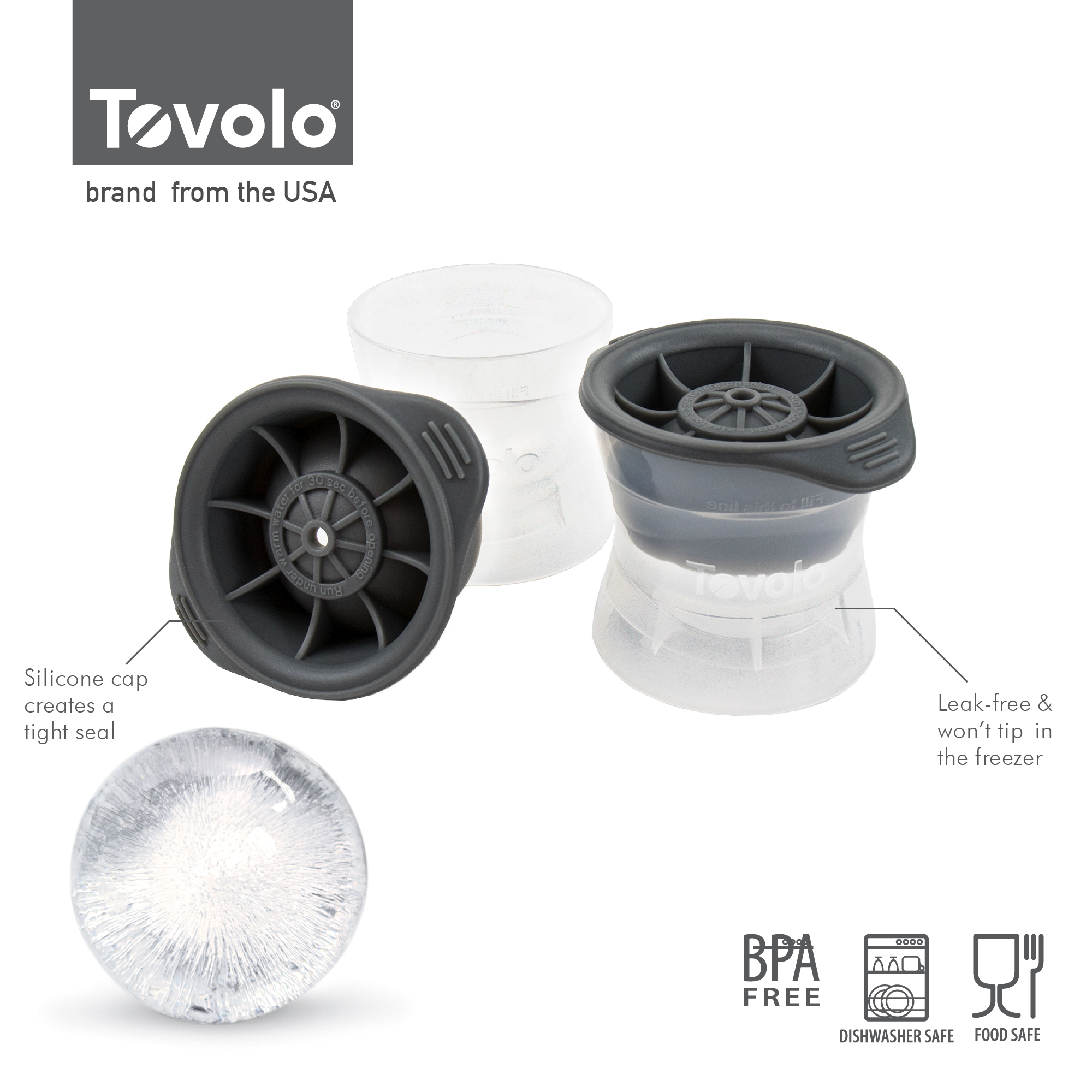 TOVOLO 冰球模 (2件裝)