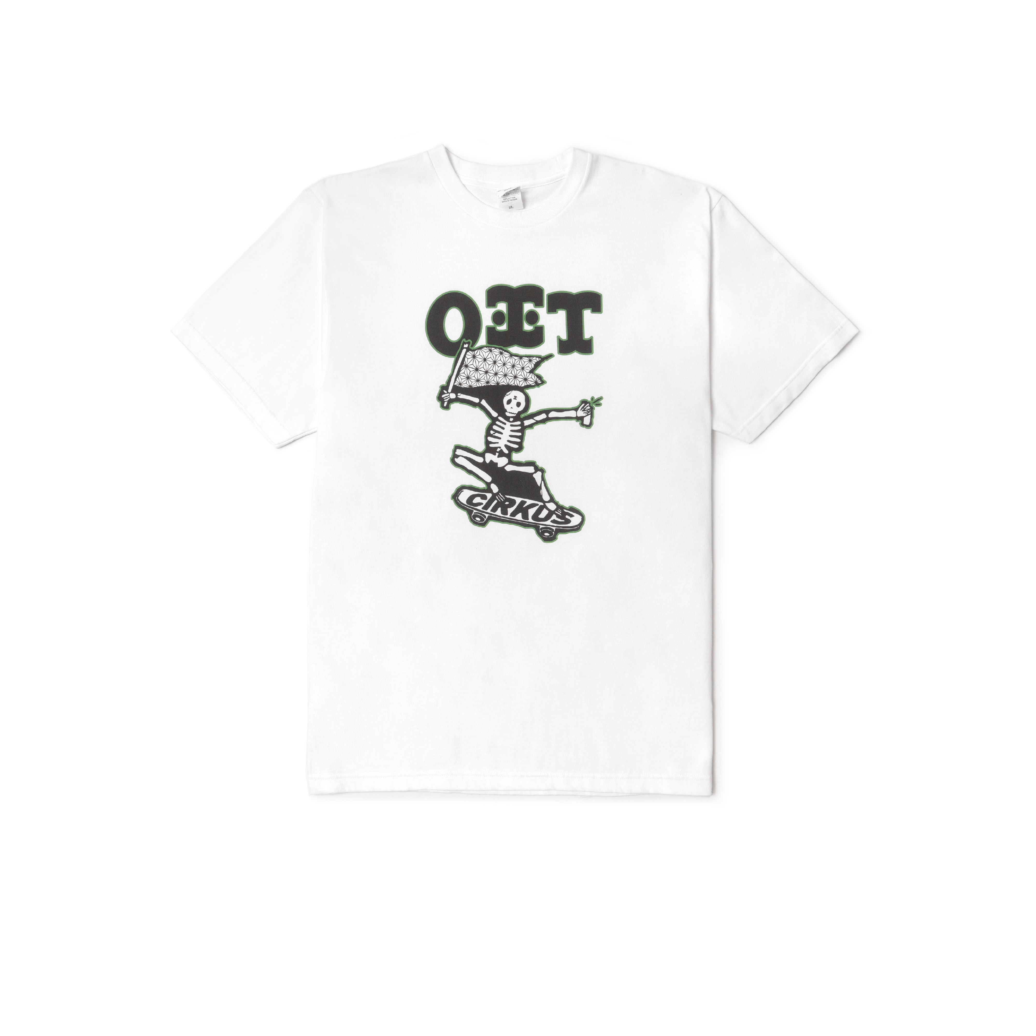 odd CIRKUS x OIT SKELETON CLASSIC 圖像短TEE - 白色