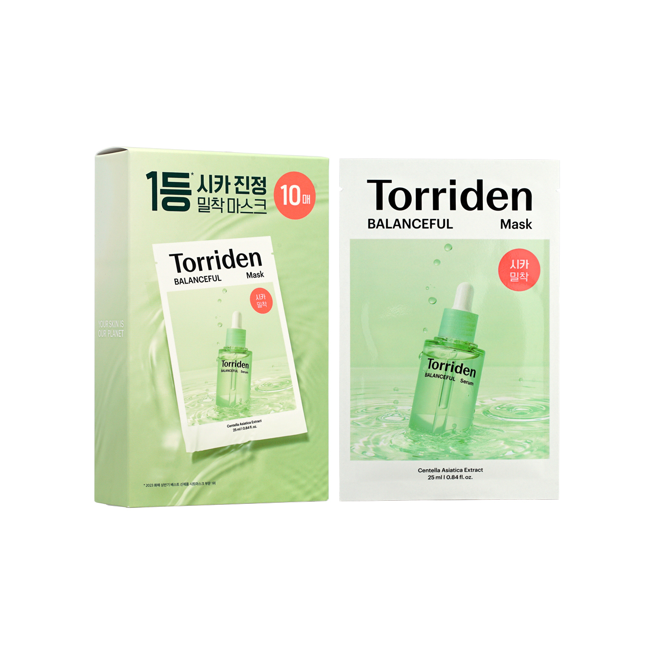 Torriden 積雪草舒緩急救面膜 10片裝