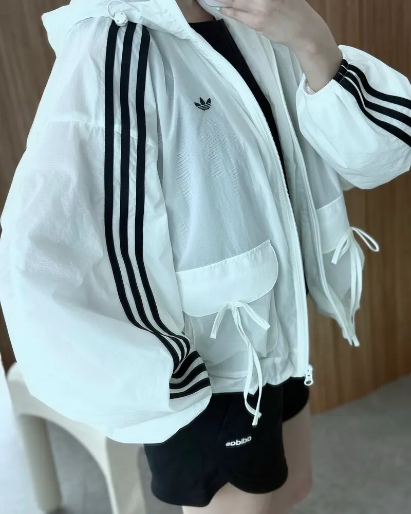Adidas Originals WINDBREAKER 三葉草 前口袋輕薄外套 KB8964