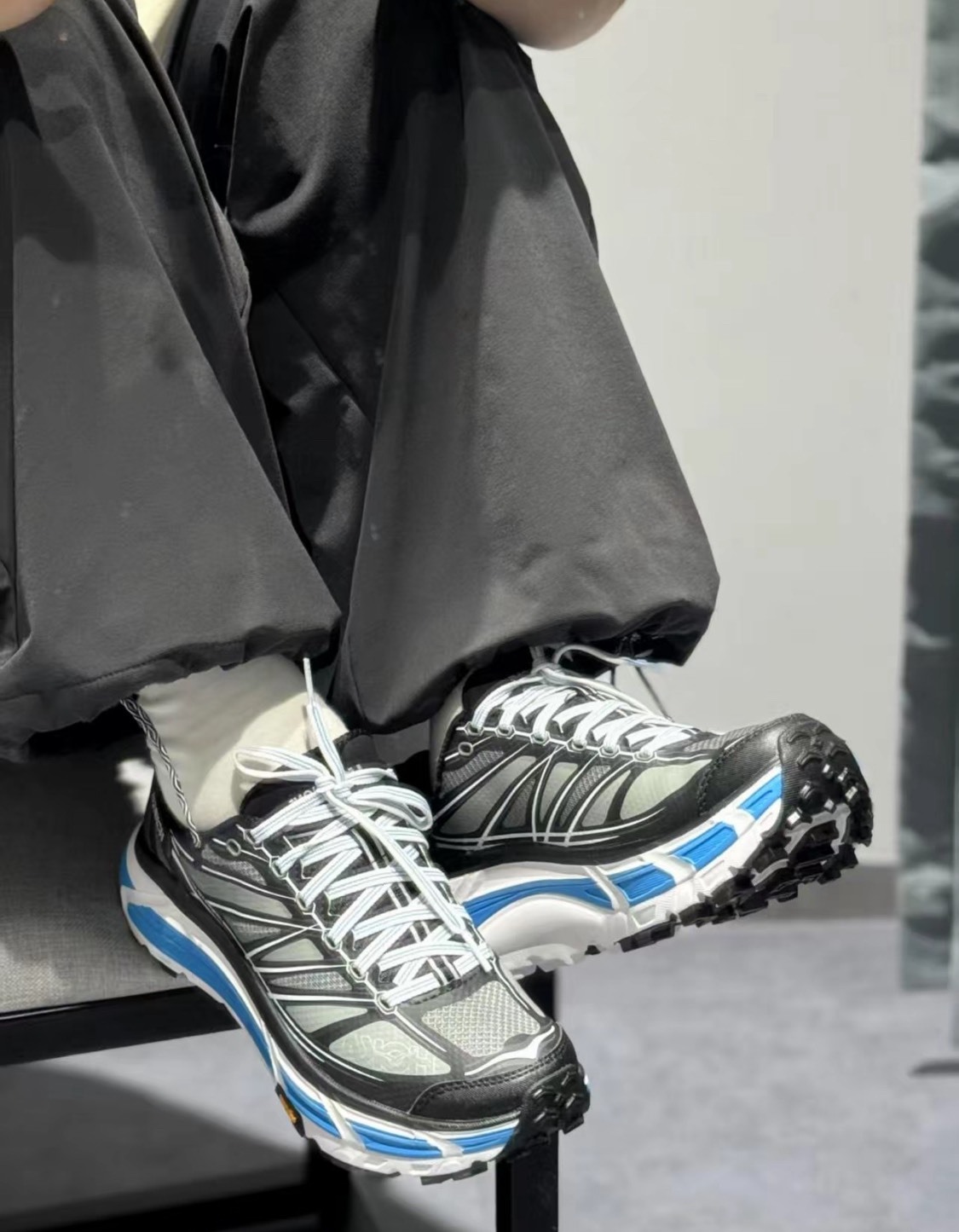 【Focus Store】預購 HOKA ONE ONE Mafate Speed 2 “Black White” 黑白藍 1126851-BWHT