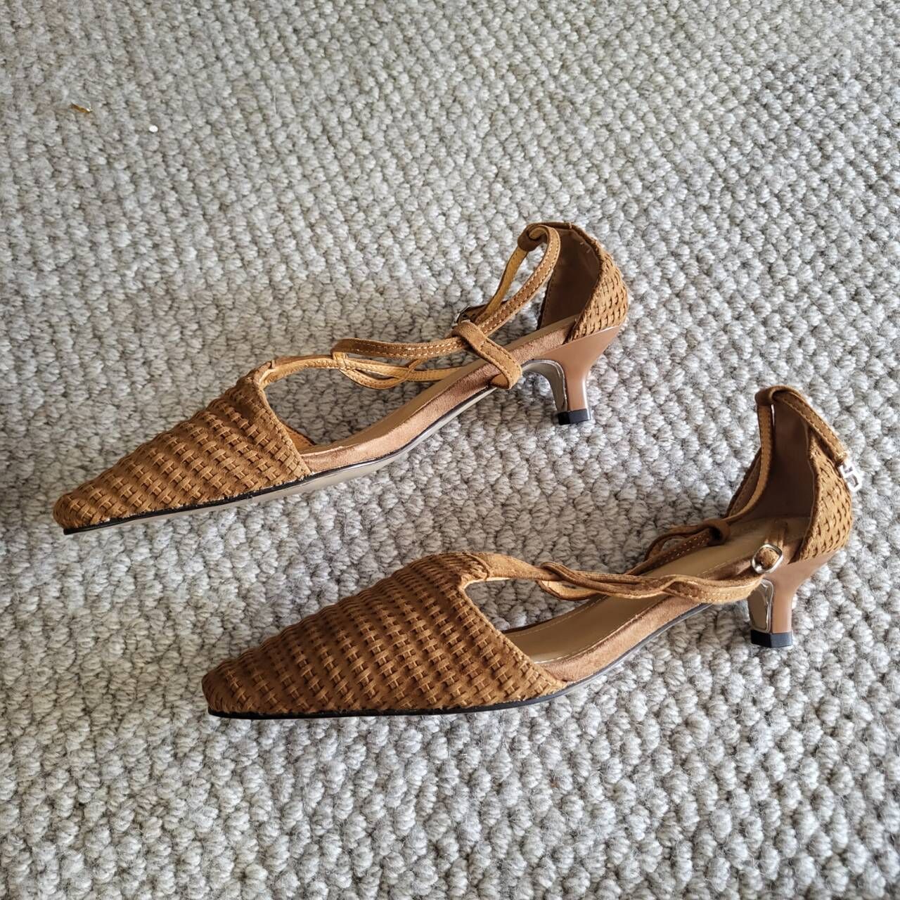 ｜手工製作｜尖頭編織涼鞋