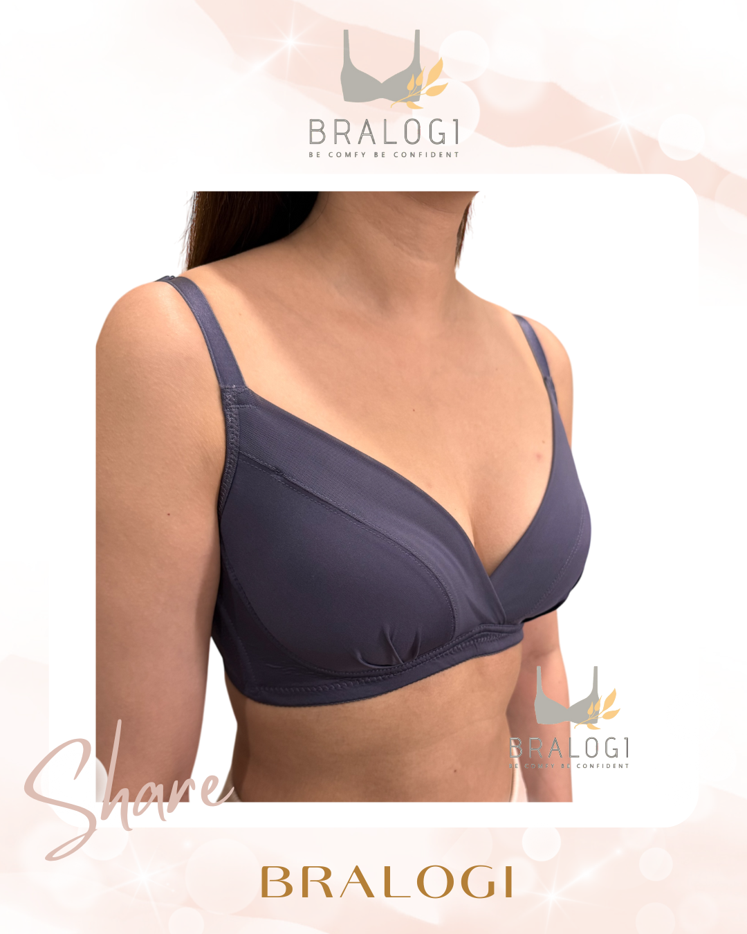 6992 無鋼圈涼感無痕 B-D罩