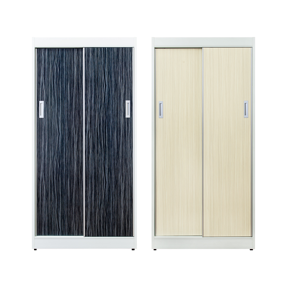 南亞塑鋼-3.2尺拉門/推門塑鋼衣櫃