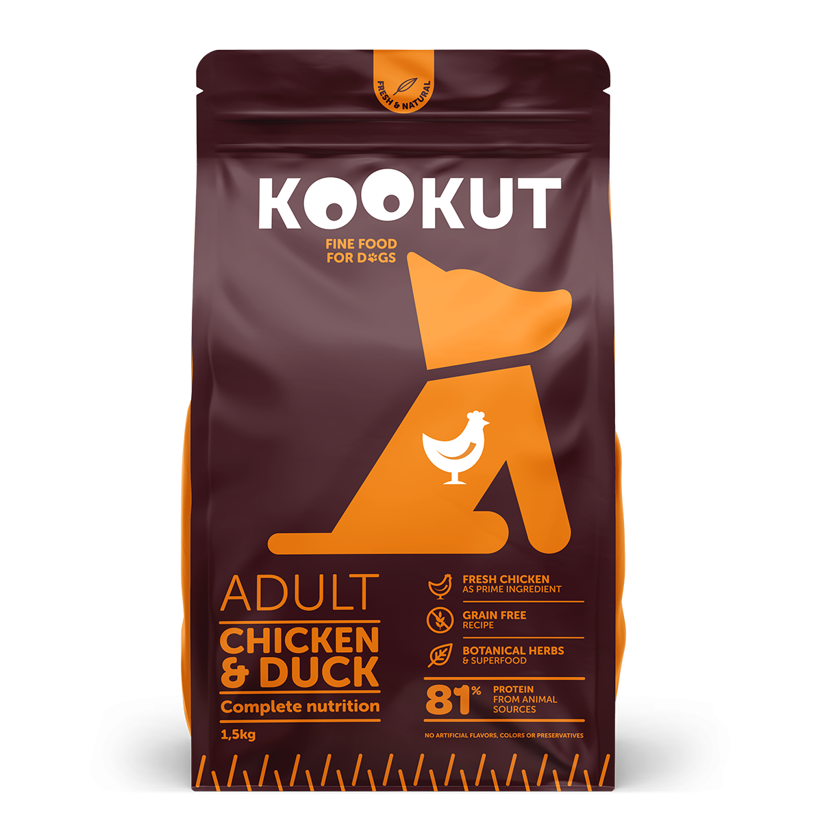 $1 試食｜KOOKUT 天然鮮肉無穀犬糧體驗計劃｜每人限購2包