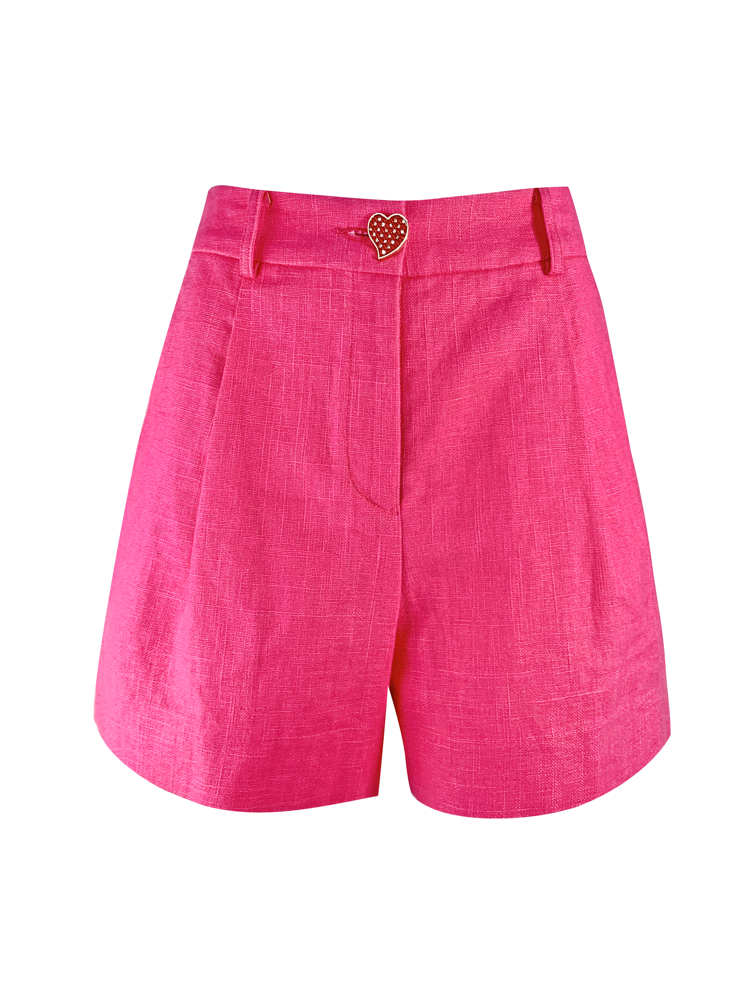 BB1EA028B1 夢幻島嶼棉麻正裝短褲