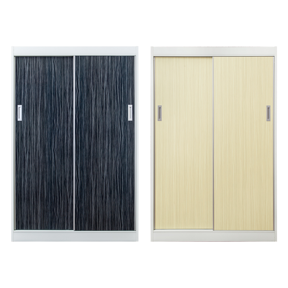 南亞塑鋼-4.2尺拉門/推門塑鋼衣櫃