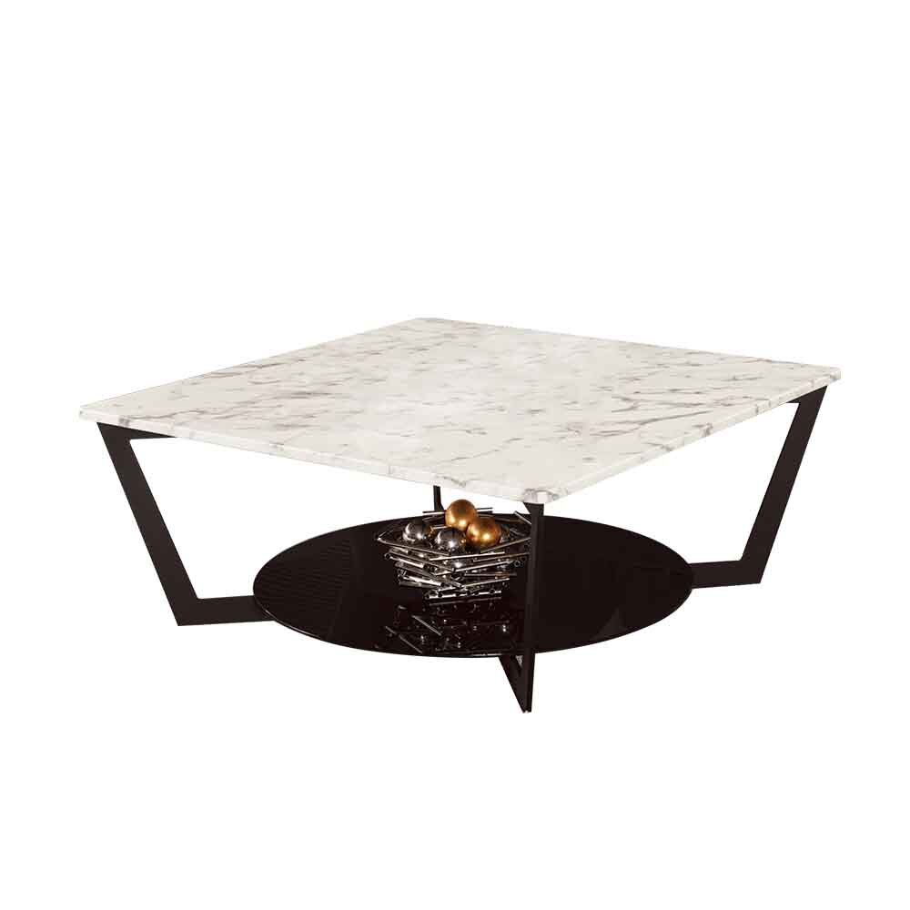 洛斯娜3.3尺石面方型大茶几