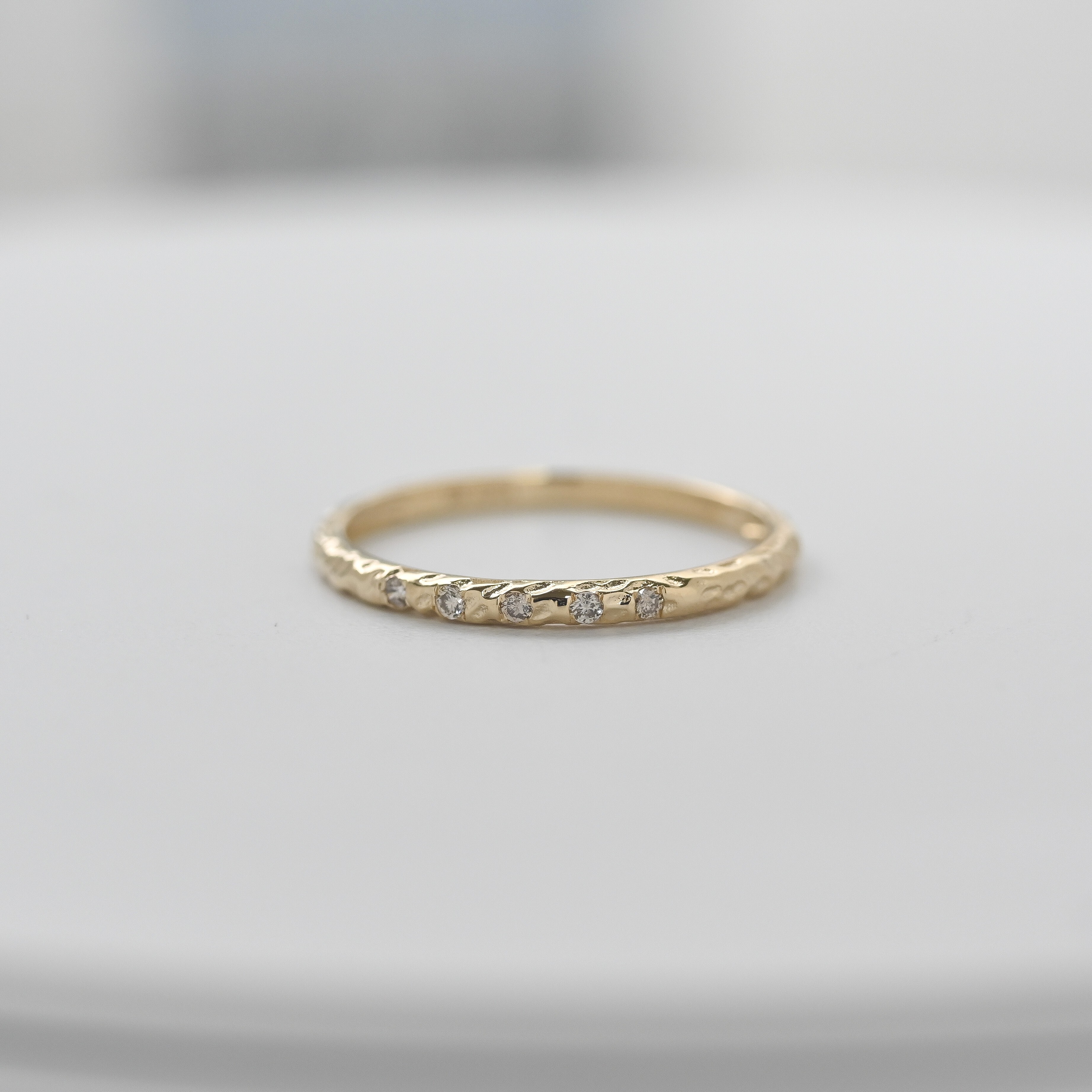 18K Moon Brown Diamond Ring