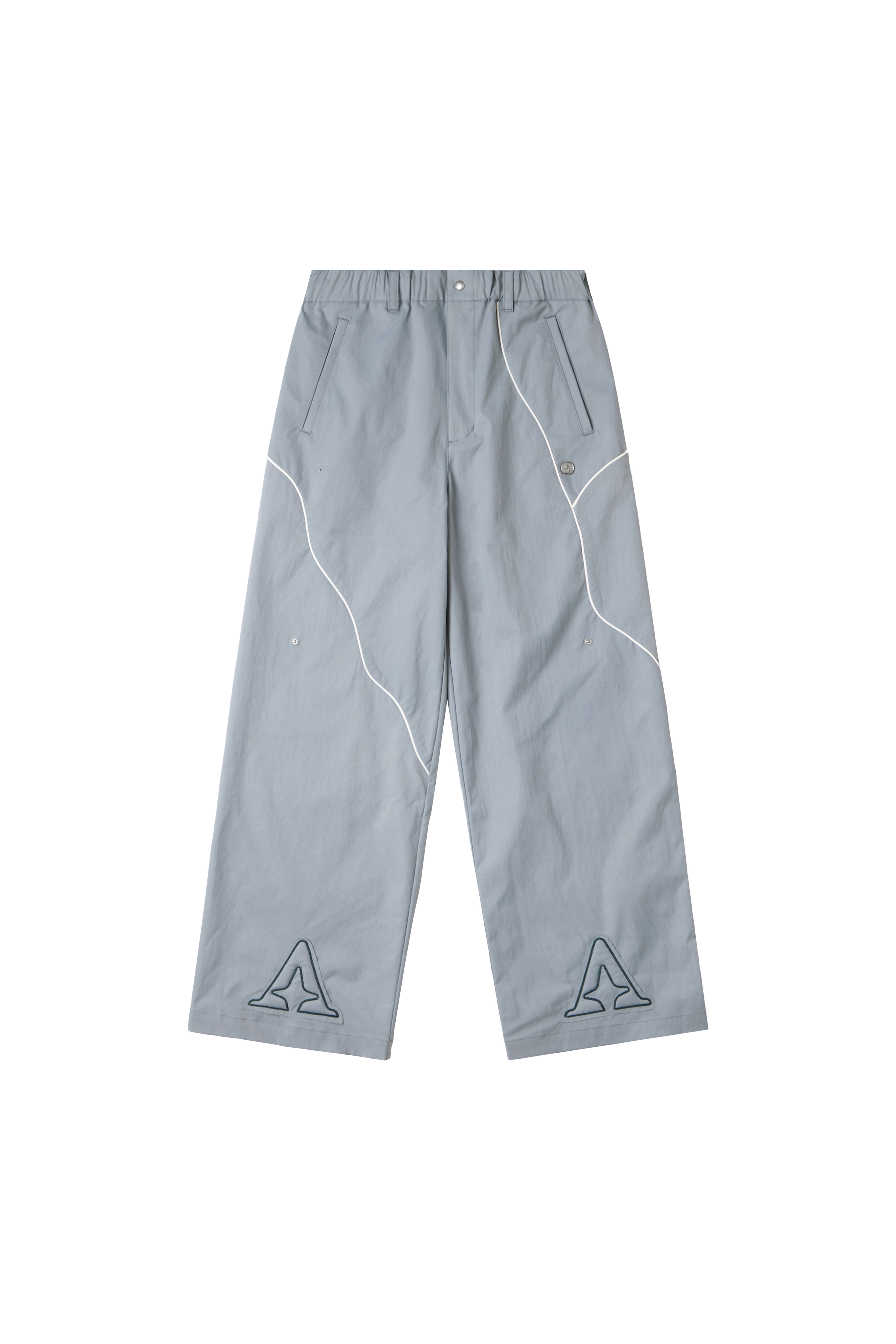 MOD-FORM PIPING TROUSERS - GREY