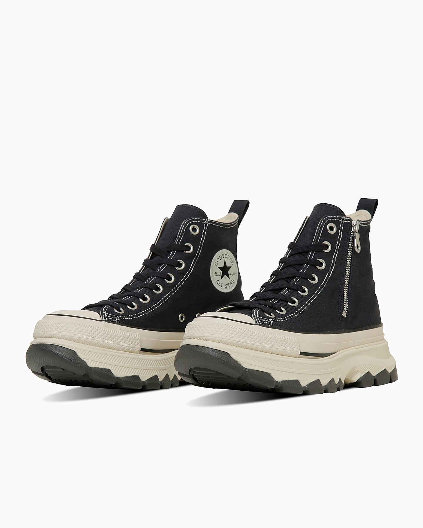 預購┃CONVERSE ALL STAR TREKWAVE Z HI 高筒 拉鍊 厚底 增高 煙燻黑