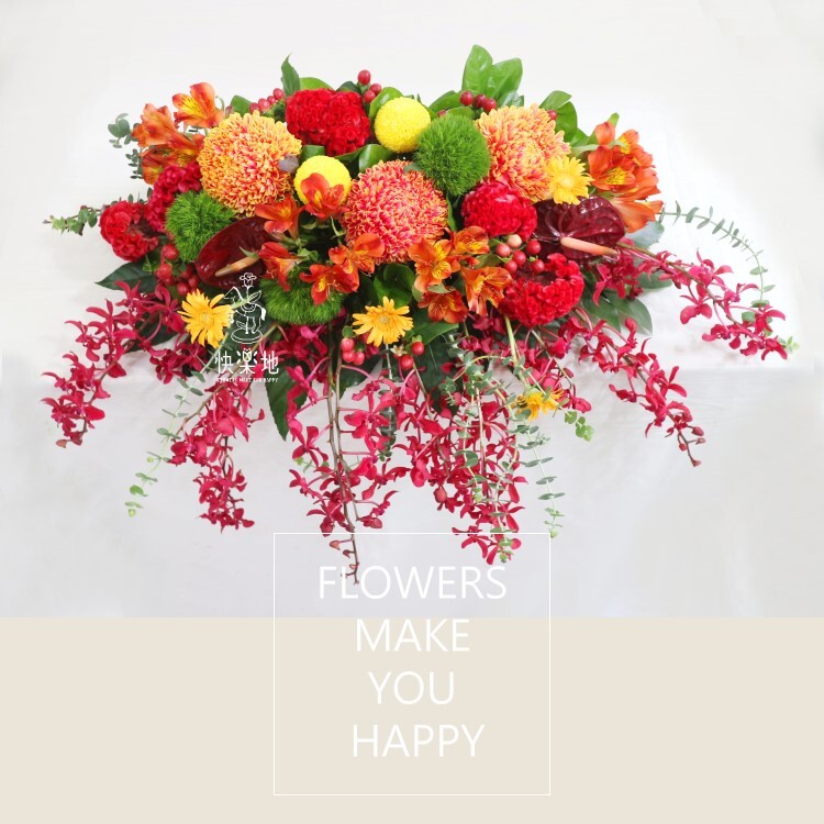 亮燦 I 講桌花 I 司儀台花 AF250639