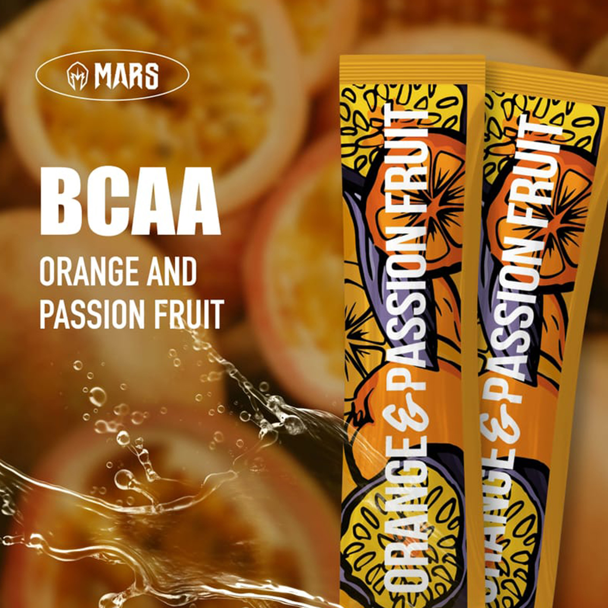 戰神MARS BCAA 柳橙百香果 1包