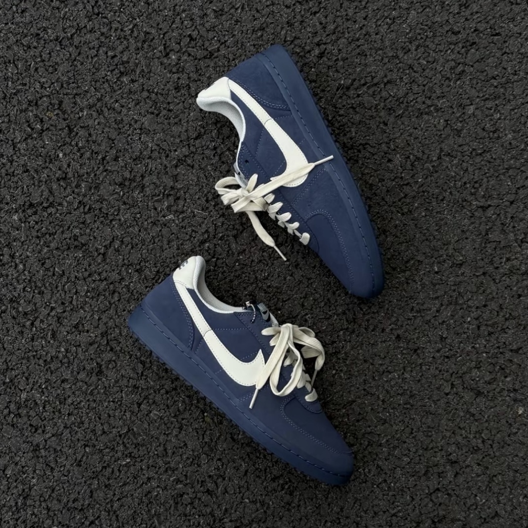 NIKE FIELD GENERAL 麂皮藍 午夜藍 低筒 薄底 男鞋 耐吉 IF0666-400