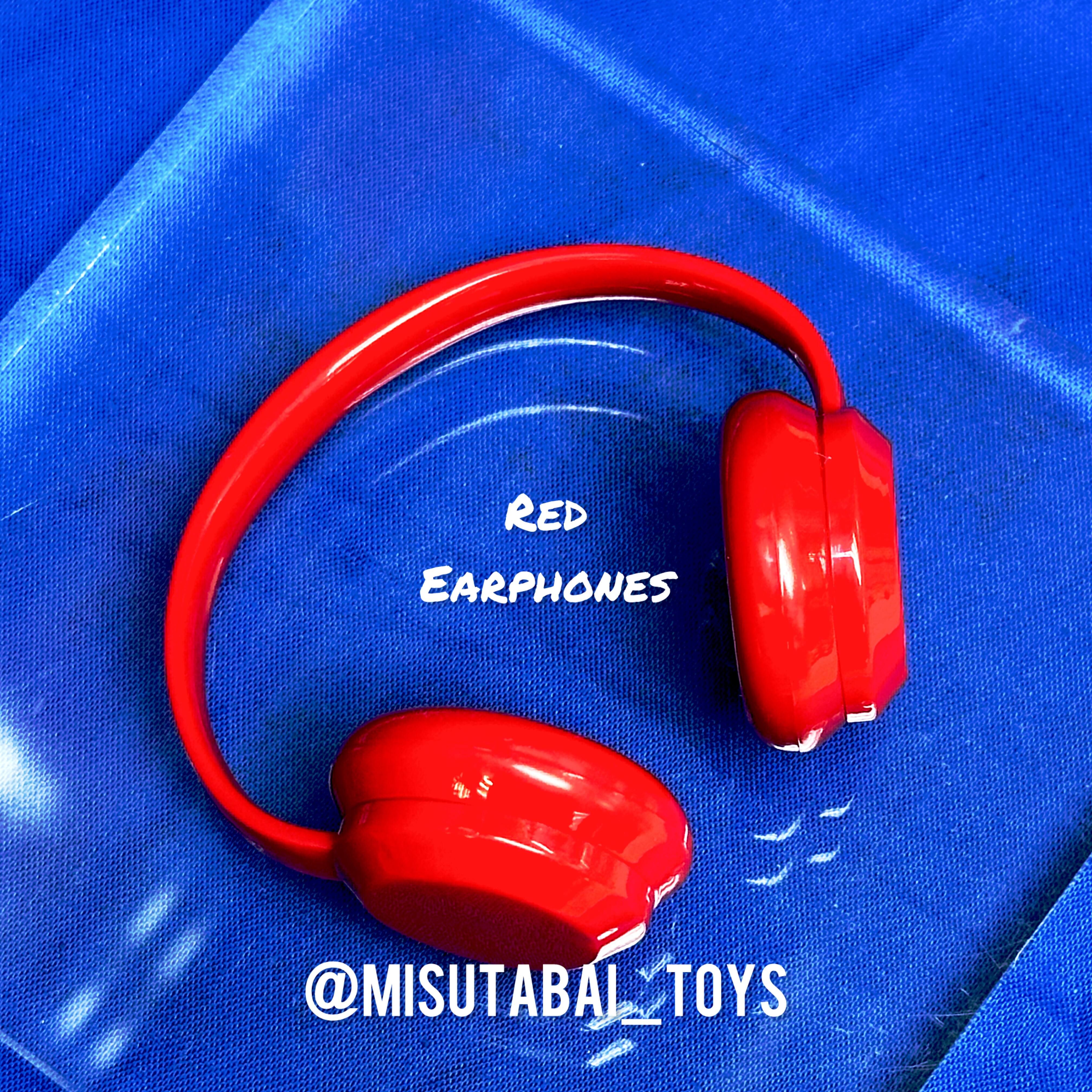 Doll Outfit Accessories AS18 - Red Earphone
