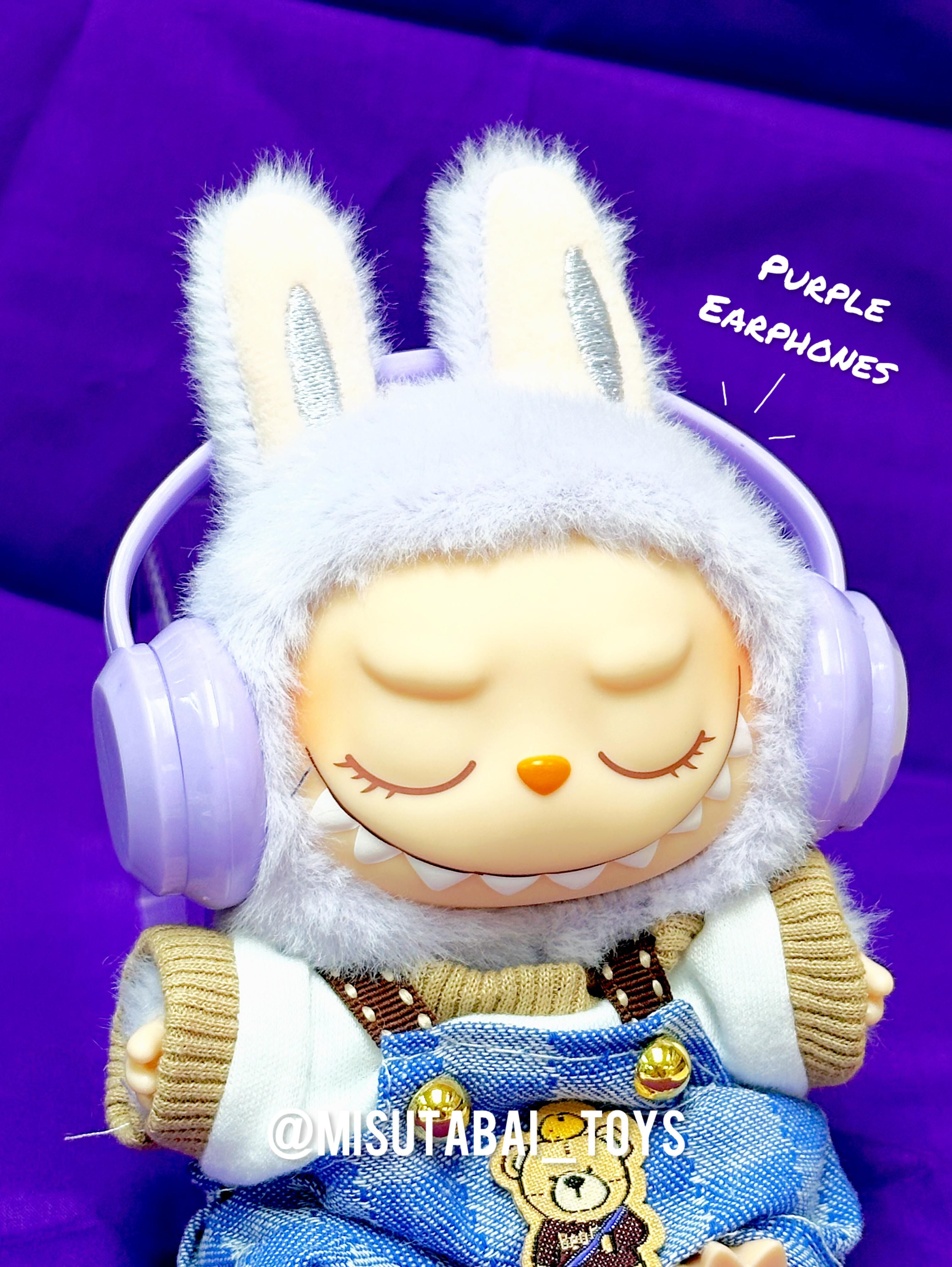 Doll Outfit Accessories AS19 - 紫色耳機
