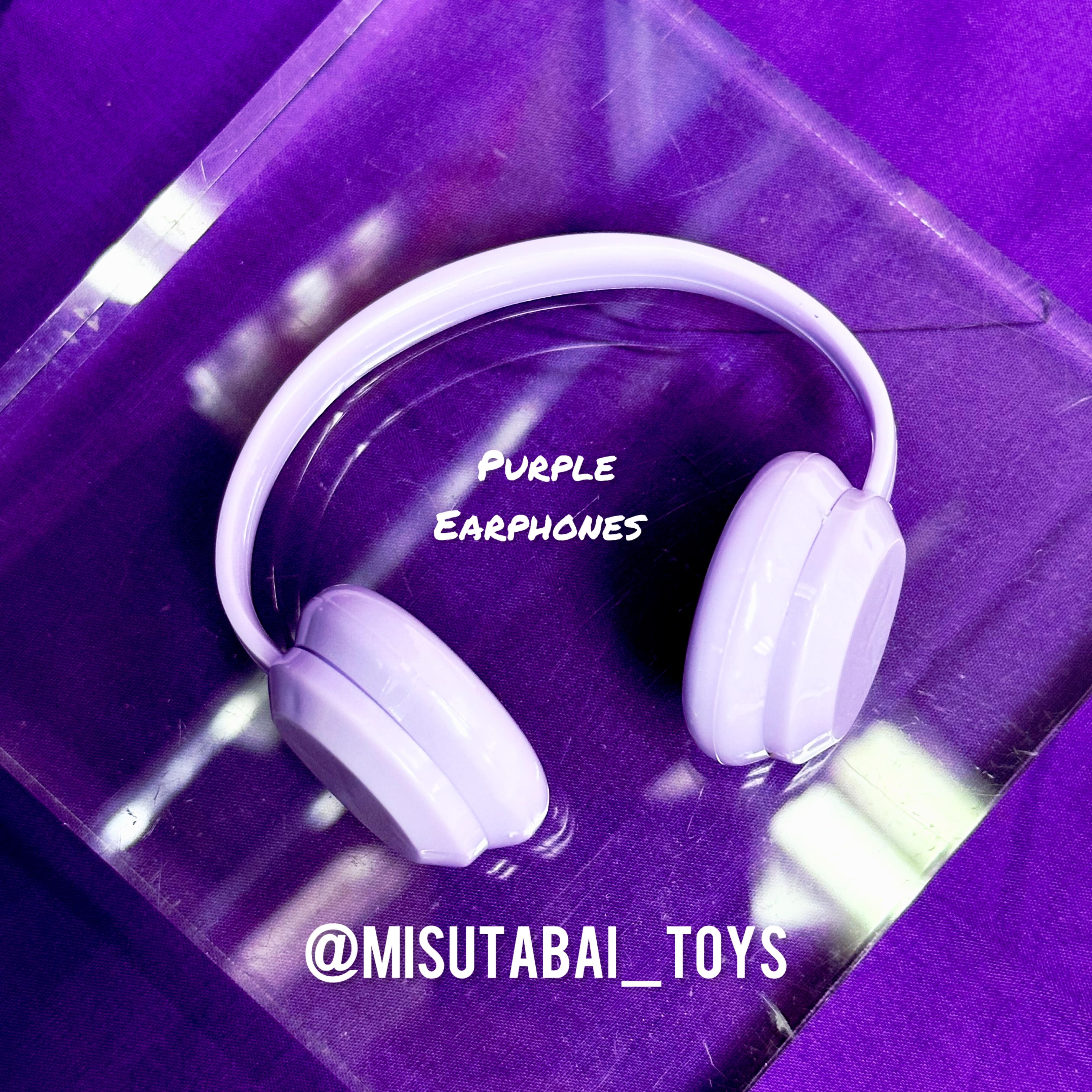 Doll Outfit Accessories AS19 - 紫色耳機