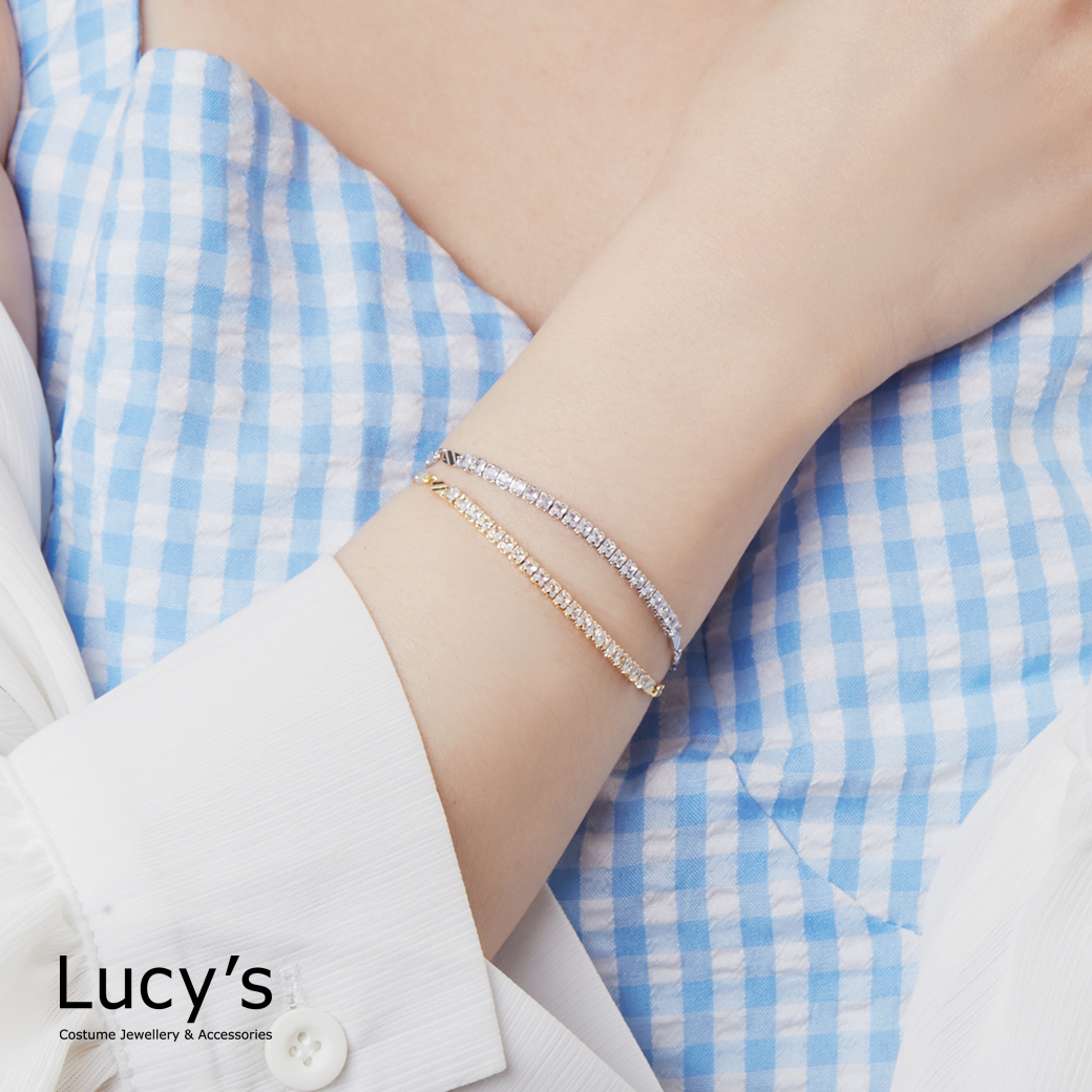 輕奢排鑽 手鍊 (三色) (124679/124680/124681)