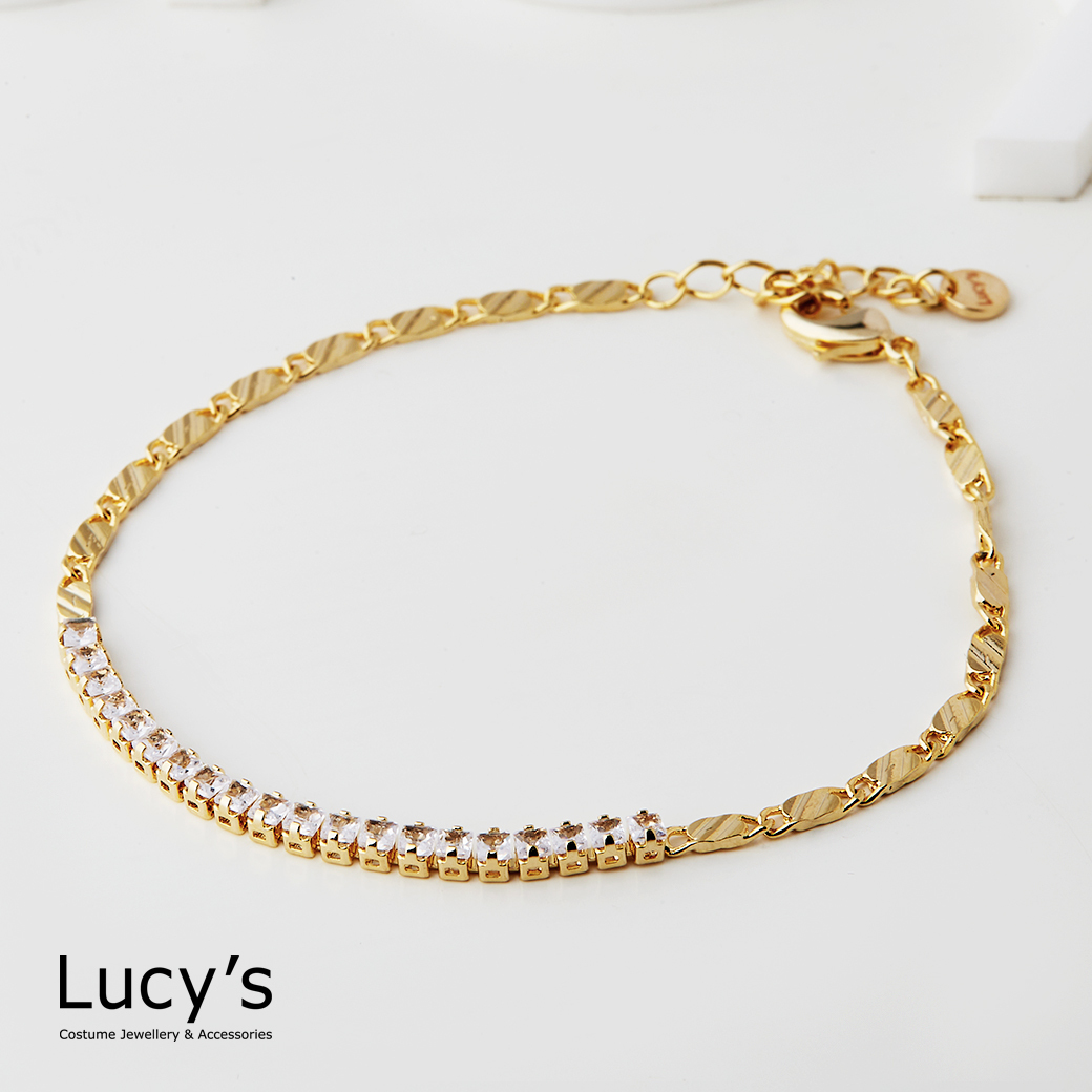 輕奢排鑽 手鍊 (三色) (124679/124680/124681)