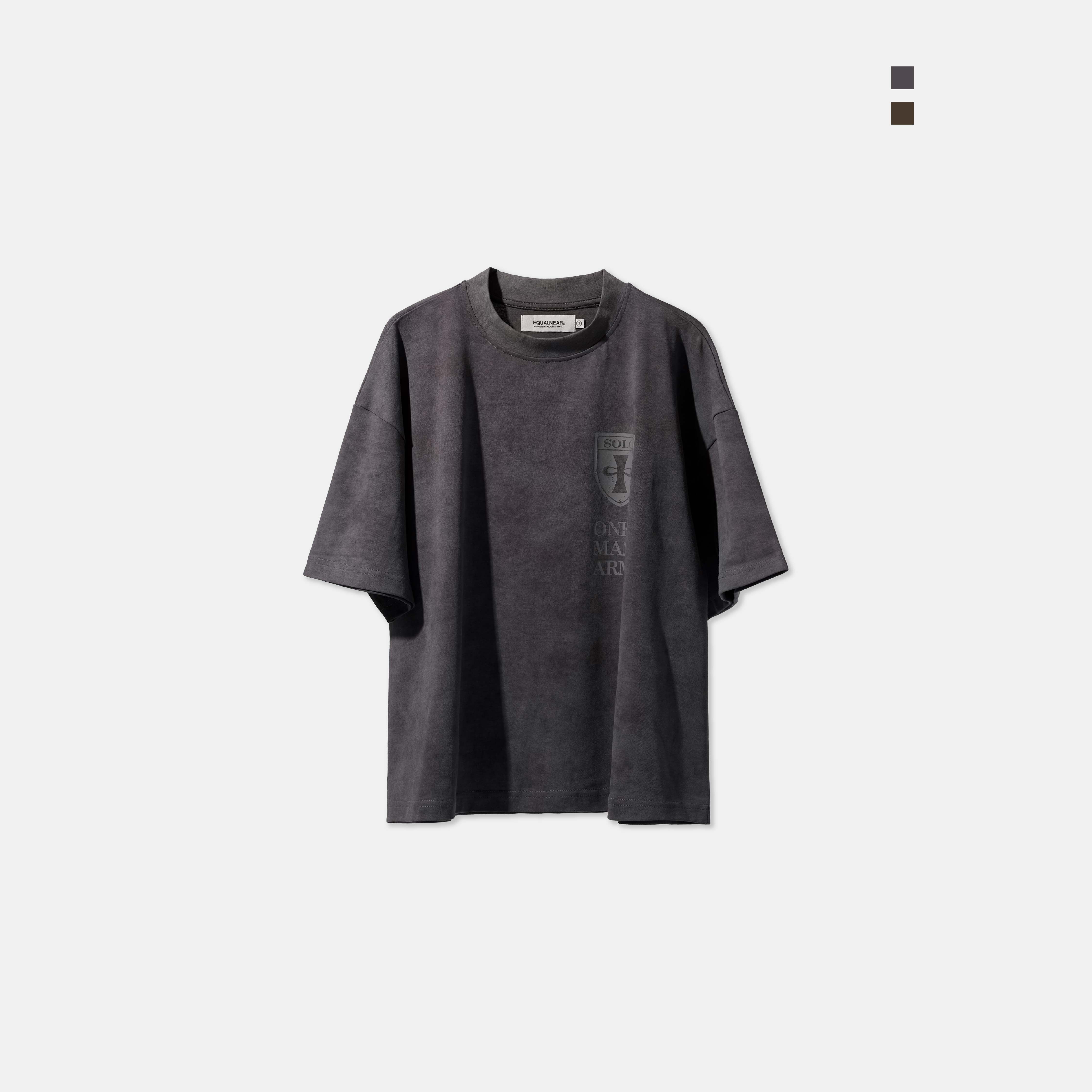 EQUALNEAR SS25 TB01 Solo Tee (Boxy Fit) 寬短 短T