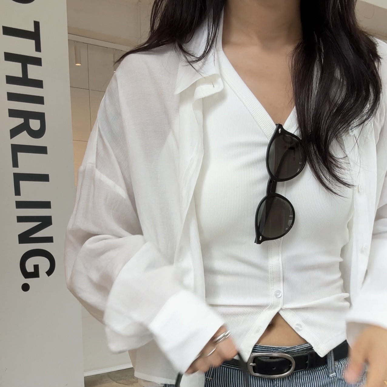 《自訂款》襯衫控闆娘當然要做一款自己的慵懶短版襯(必備白/現貨)