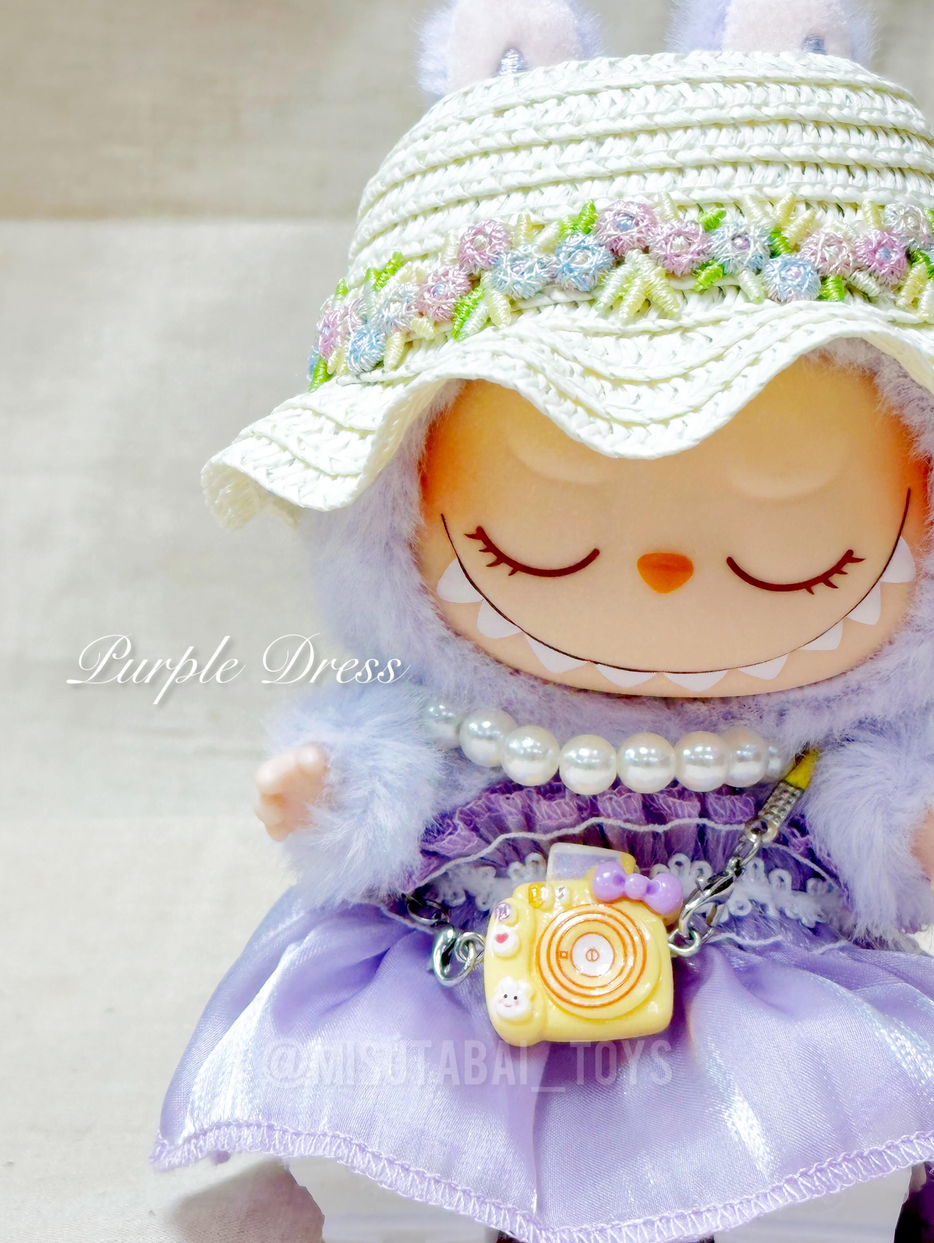 Doll Outfit Fashion F40 - Purple Dress