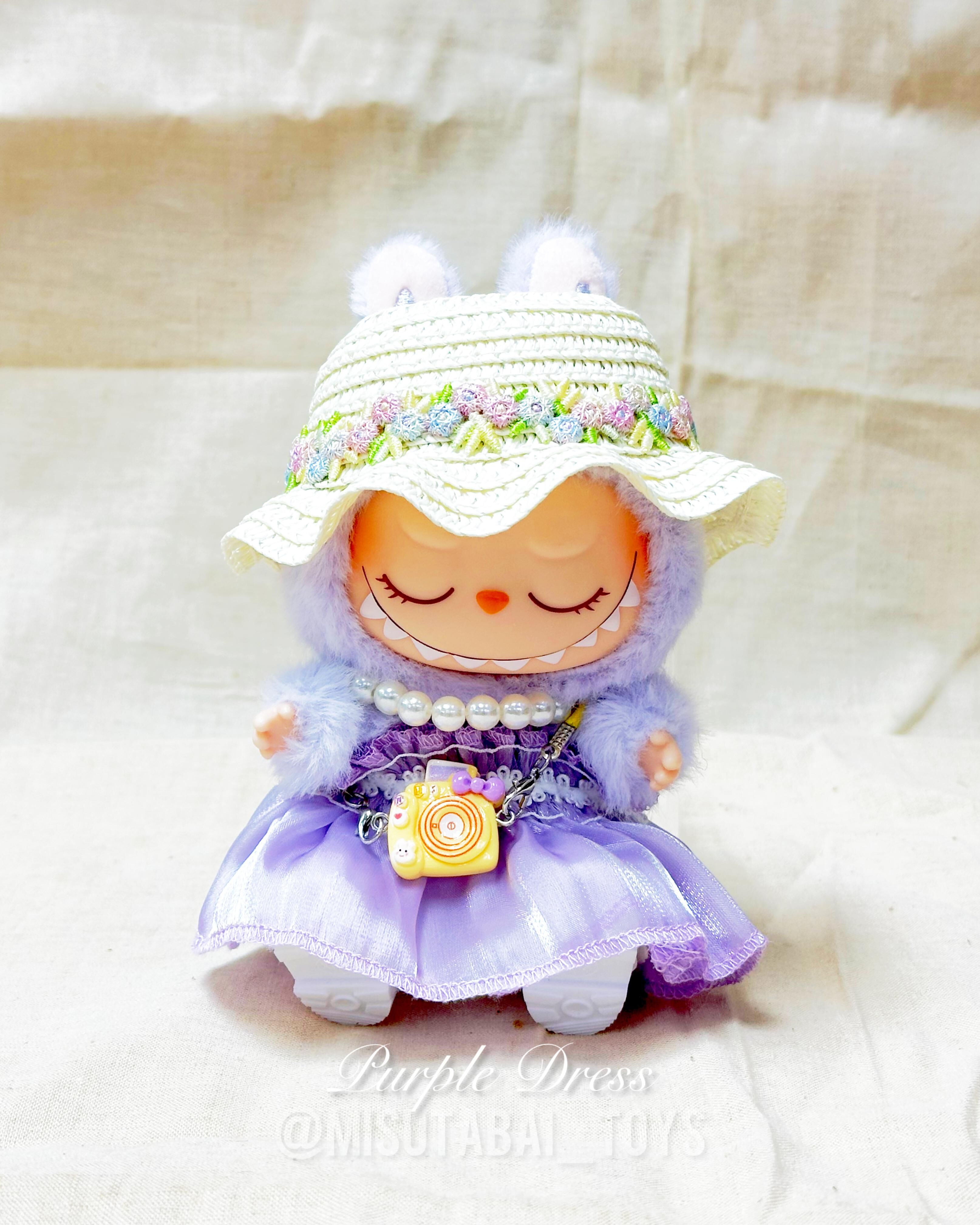 Doll Outfit Fashion F40 - Purple Dress