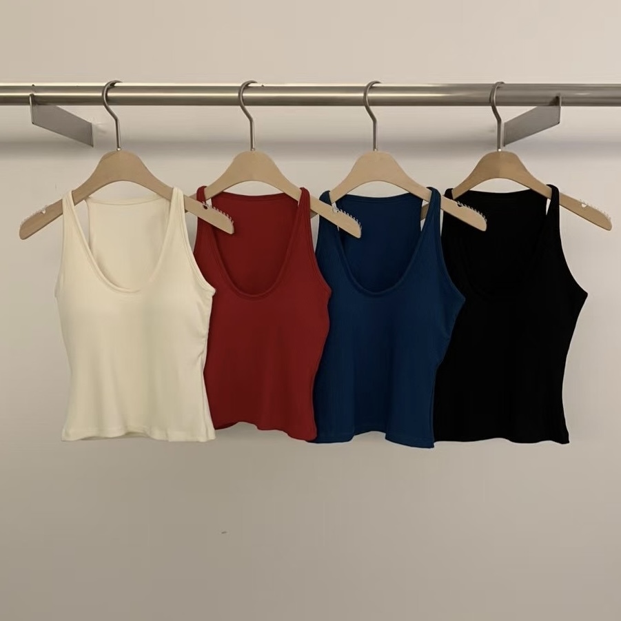 UB03繞脖感削肩背心Bratop(四色，無折扣）