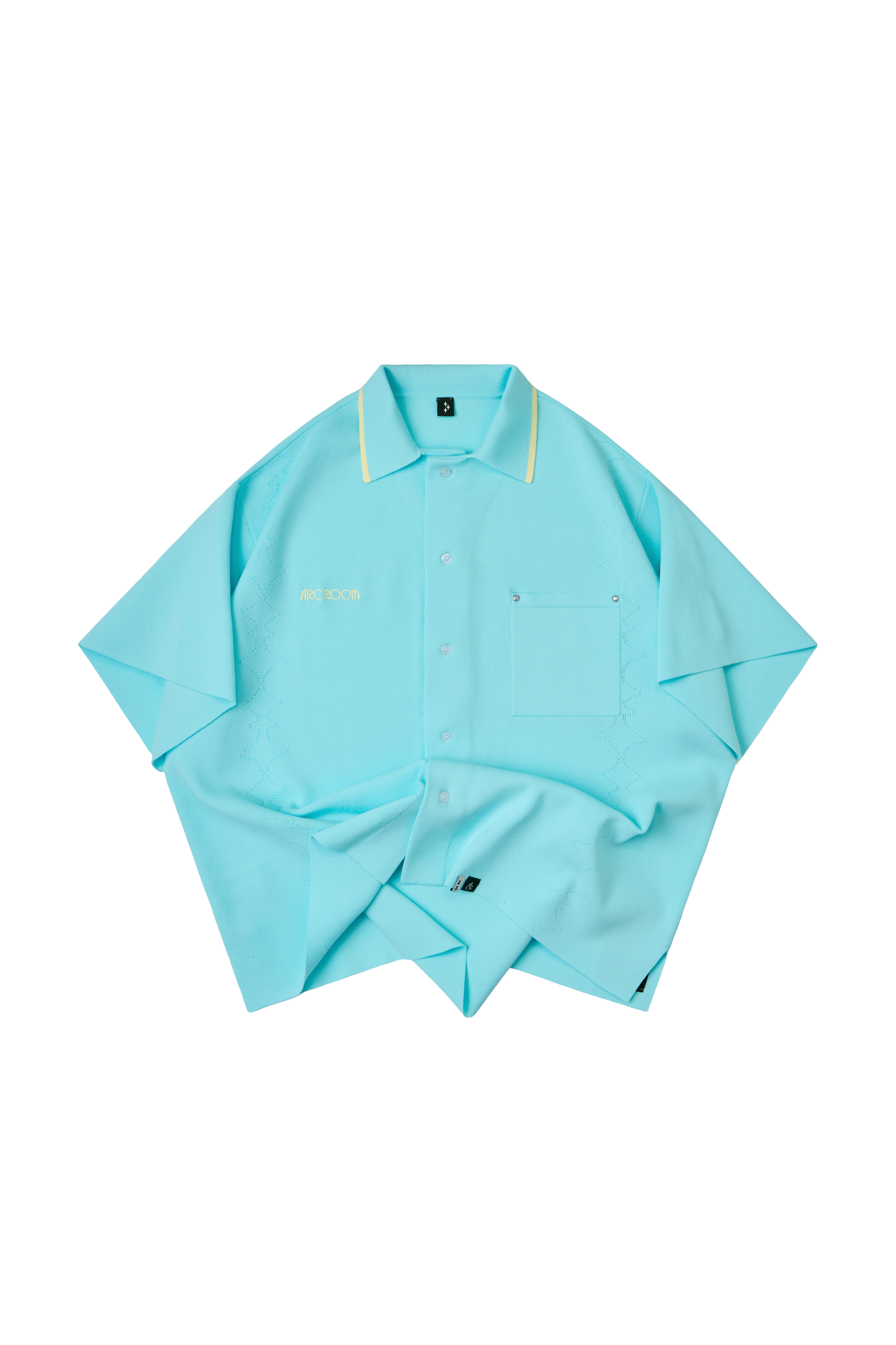 A” SUMMER SHIRT - BABY BLUE