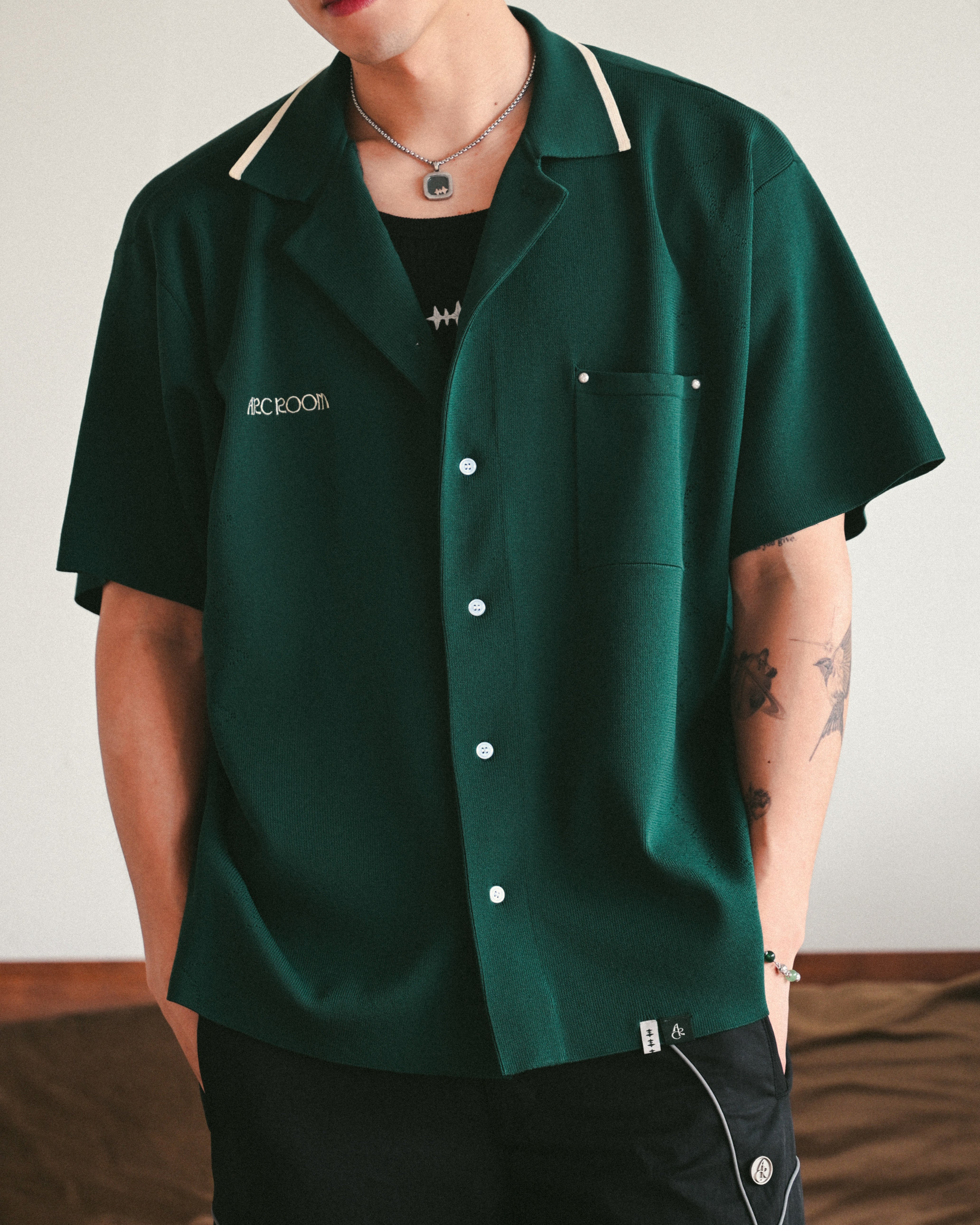 A” SUMMER SHIRT - BRITISH GREEN