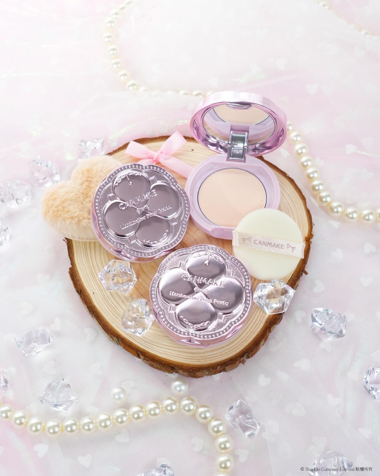 Marshmallow Finish Powder Mini (Pink Container) 迷你透亮美肌蜜粉餅 (粉紅色限定包裝)