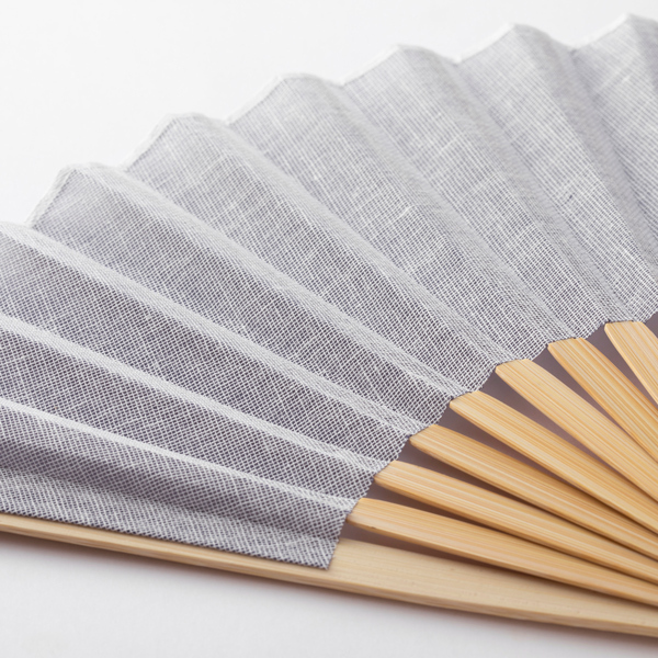 中川政七-不需袋子的蚊帳織扇子 紺青