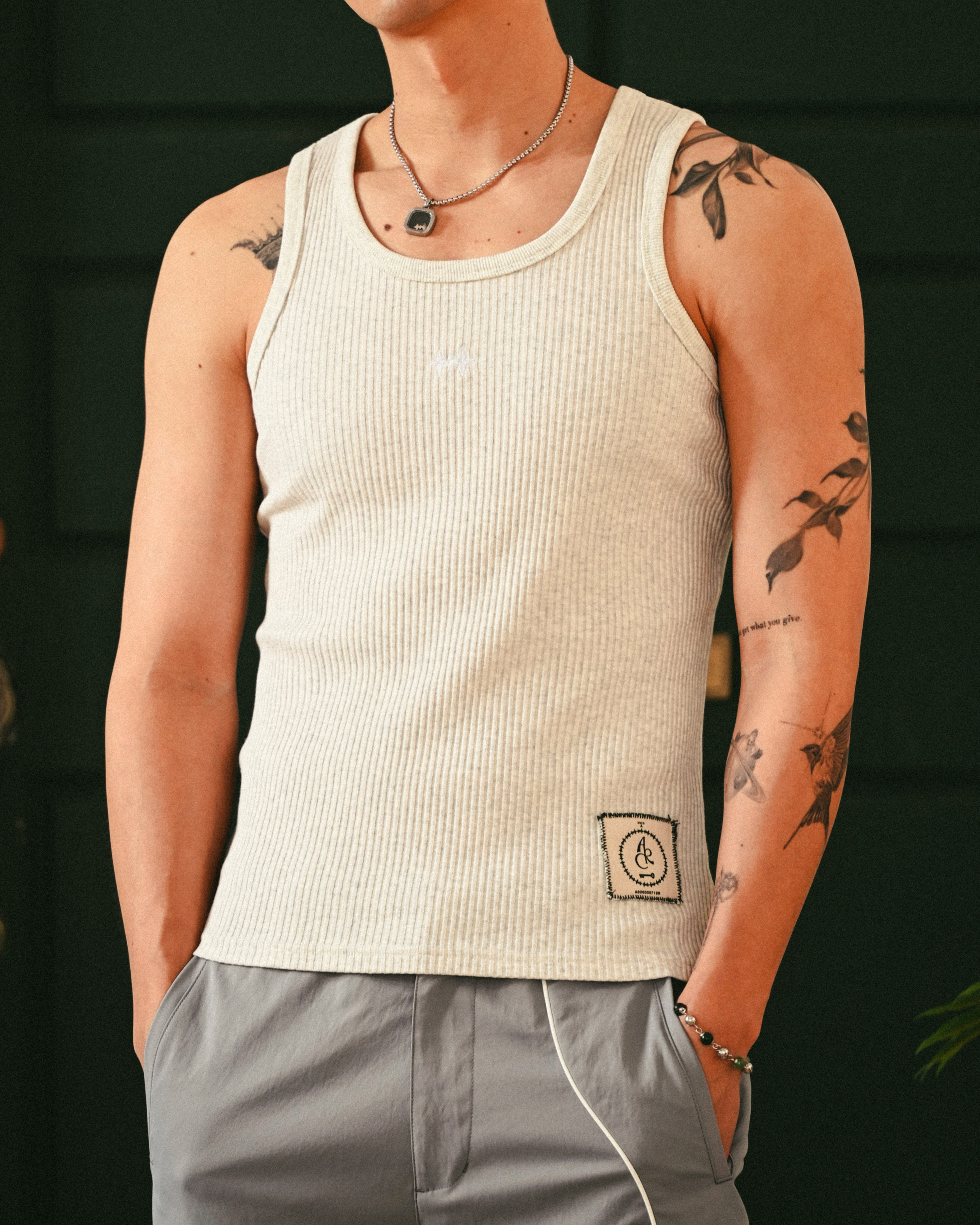 ARC TANK TOP - GREY