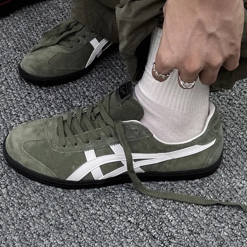 Onitsuka Tiger Tokuten 鬼塚虎 德訓鞋 軍綠灰 橄欖灰 復古 男女鞋 1183A907-300 / 預購