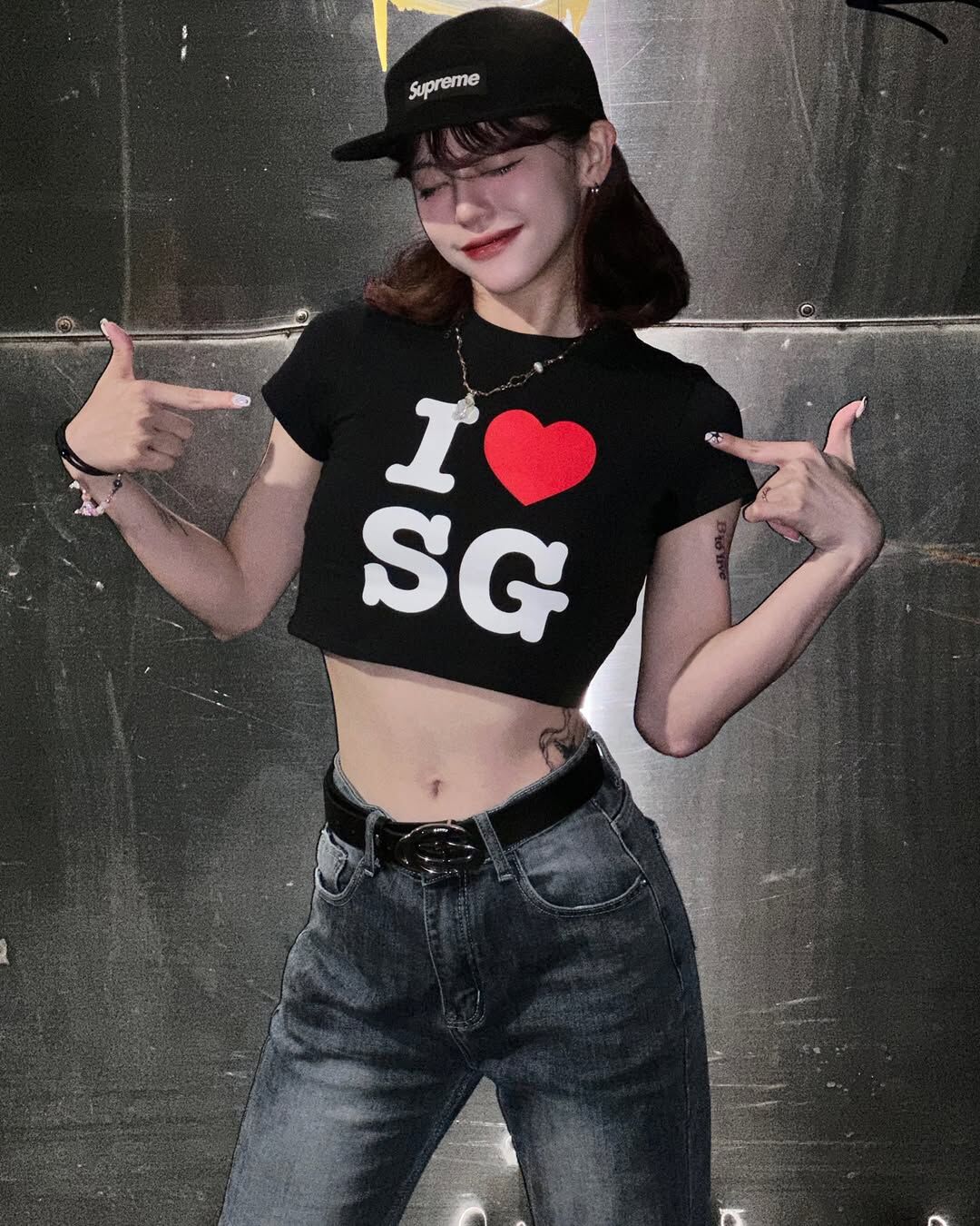 SIMON MADE GC-2501 I LOVE SG 短袖 短T