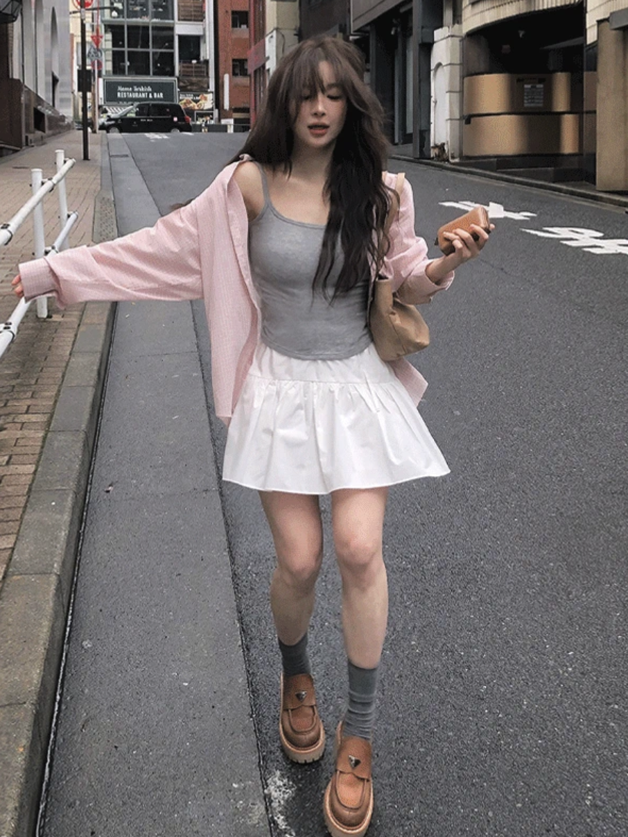 預訂｜SLOWAND #SLOWMADE 修身層次蛋糕裙 (One Color)