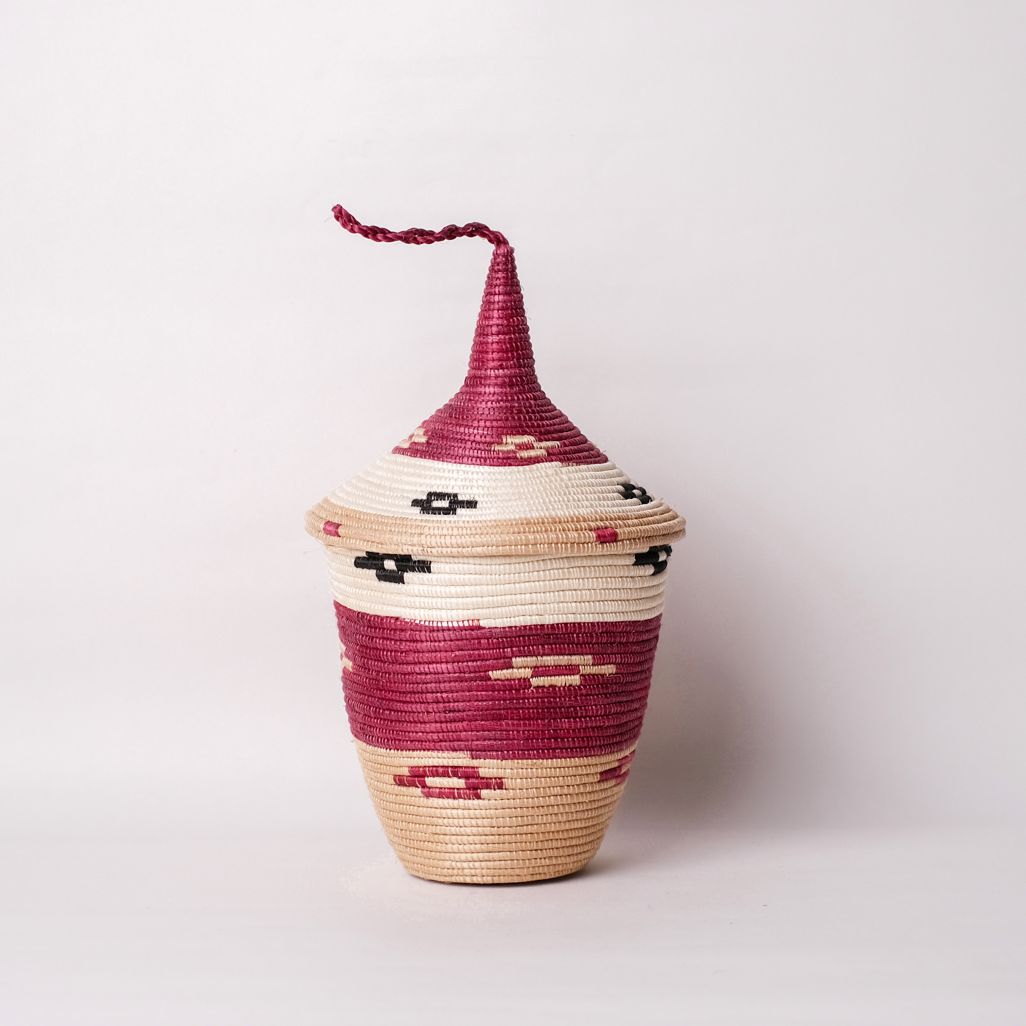 香草編織｜Agaseke 和平籃 A69 - 12cm｜盧安達