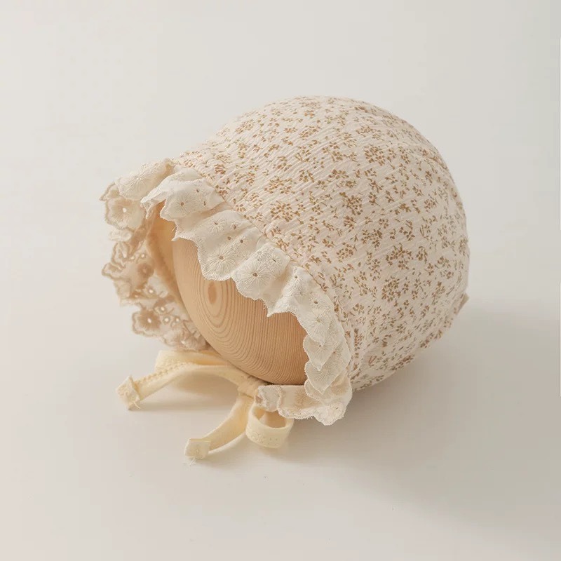 奶霜花苞寶寶帽