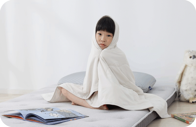 涼被吸濕排熱，是夏日消暑必備